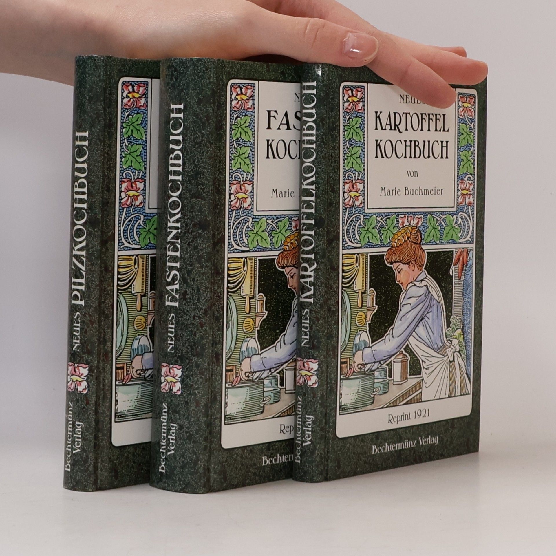 Marie Buchmeier Neues Fastenkochbuch / Pilzkochbuch / Kartoffelkochbuch