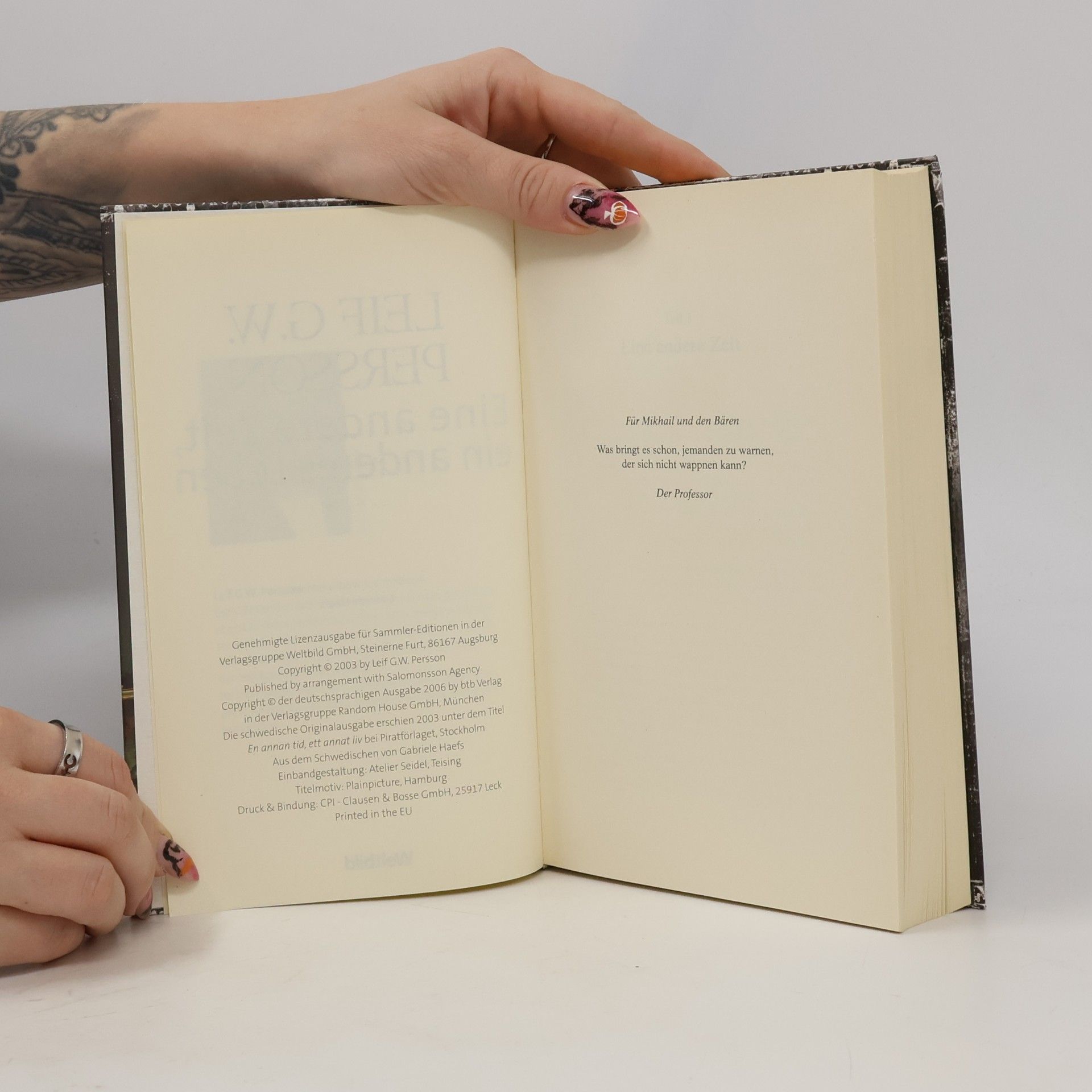 Leif G. W. Persson Eine andere Zeit, ein anderes Leben