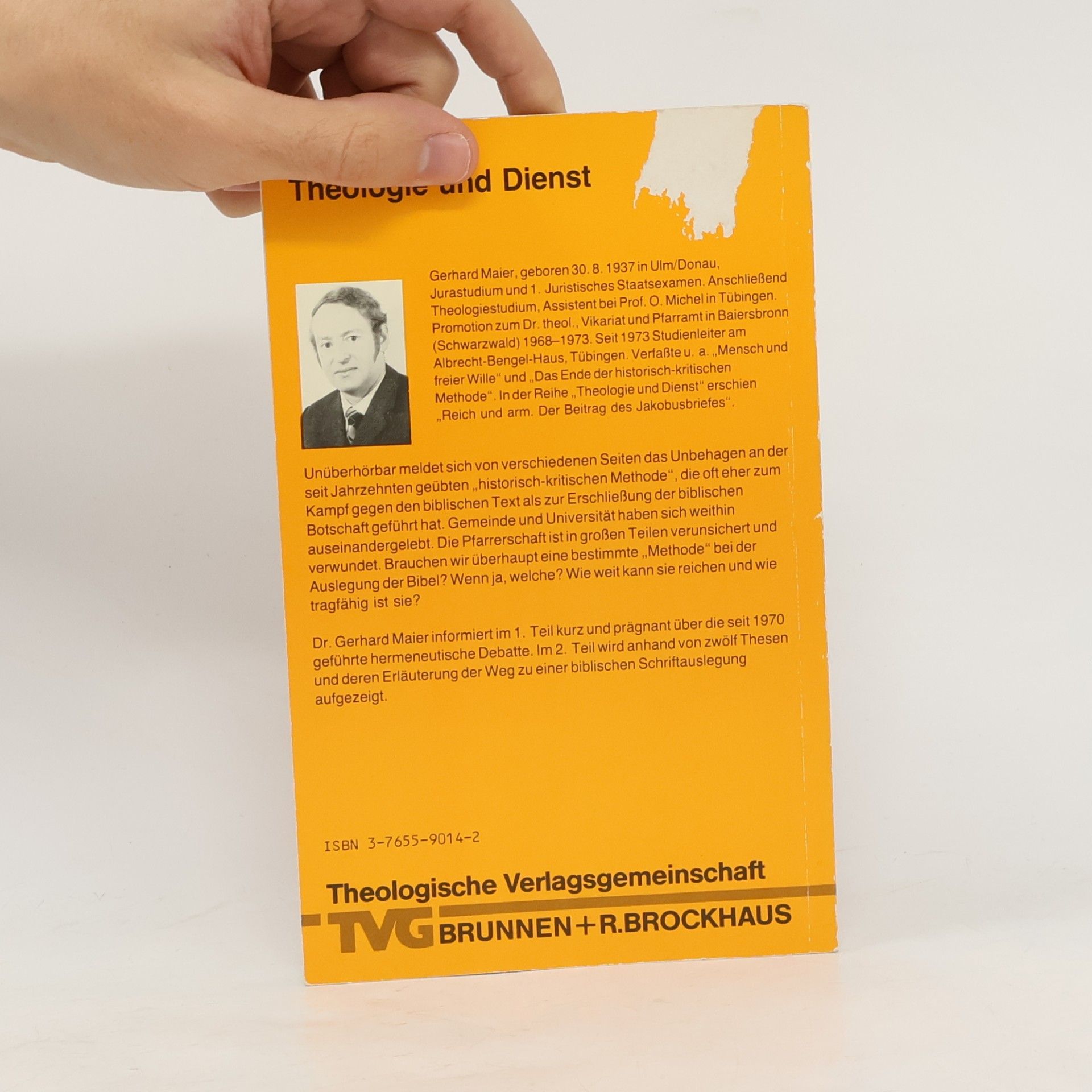Gerhard Maier Wie legen wir die Schrift aus?