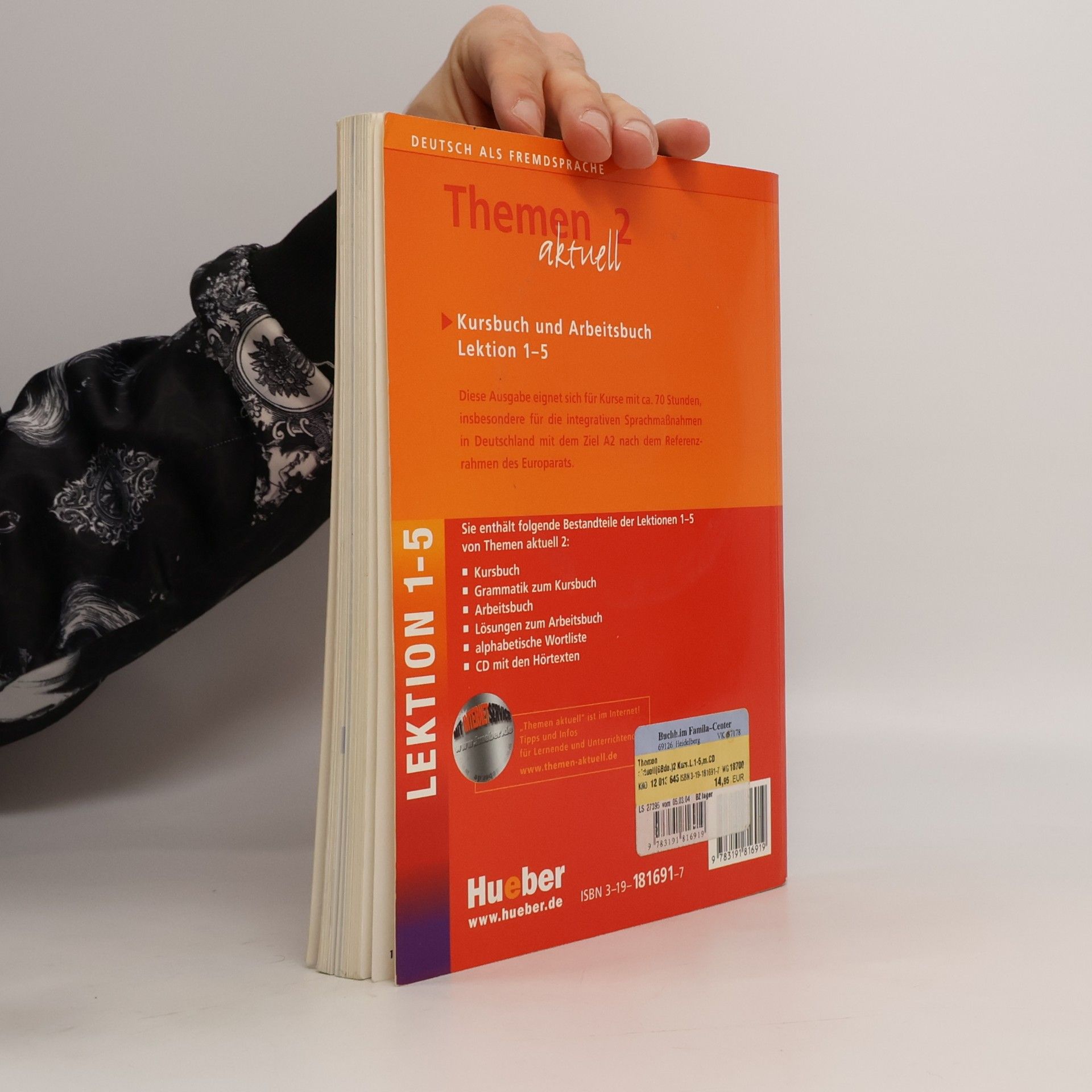 Hartmut Aufderstrasse Themen aktuell. 2, Kursbuch + Arbeitsbuch : Lektion 1-5