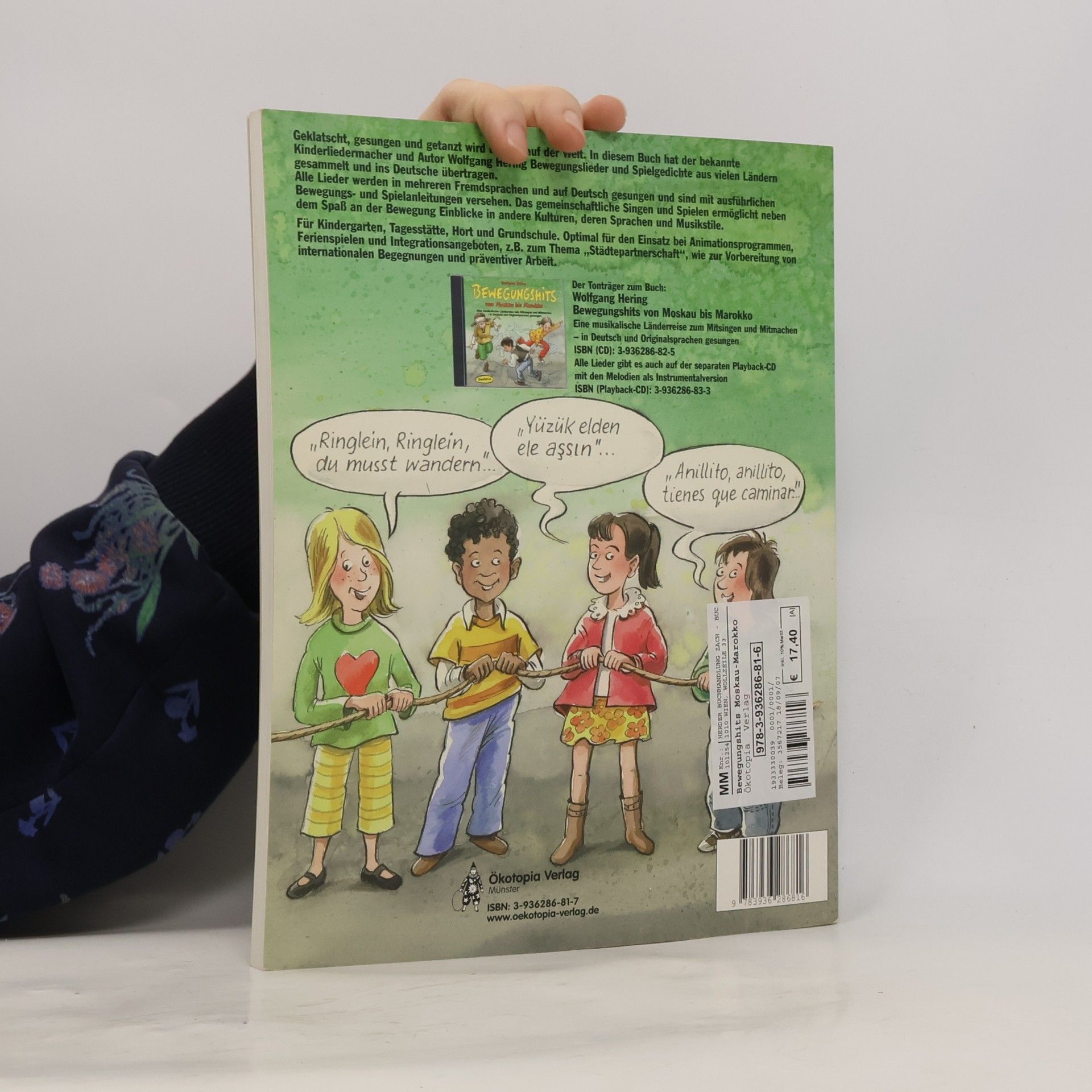 Wolfgang Hering Bewegungshits von Moskau bis Marokko. Interkulturelle Lieder, Klatschverse, Kreistänze und rhythmische Spielideen für Kids im Vor- und Grundschulalter - mit deutschen und mehrsprachigen Liedtexten
