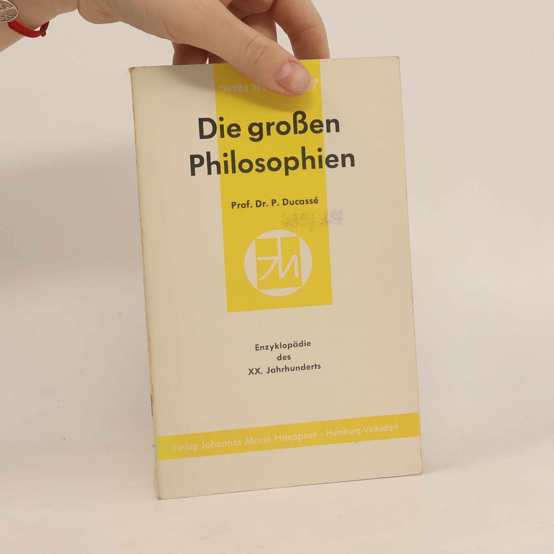 P. Ducassé Die grossen Philosophen