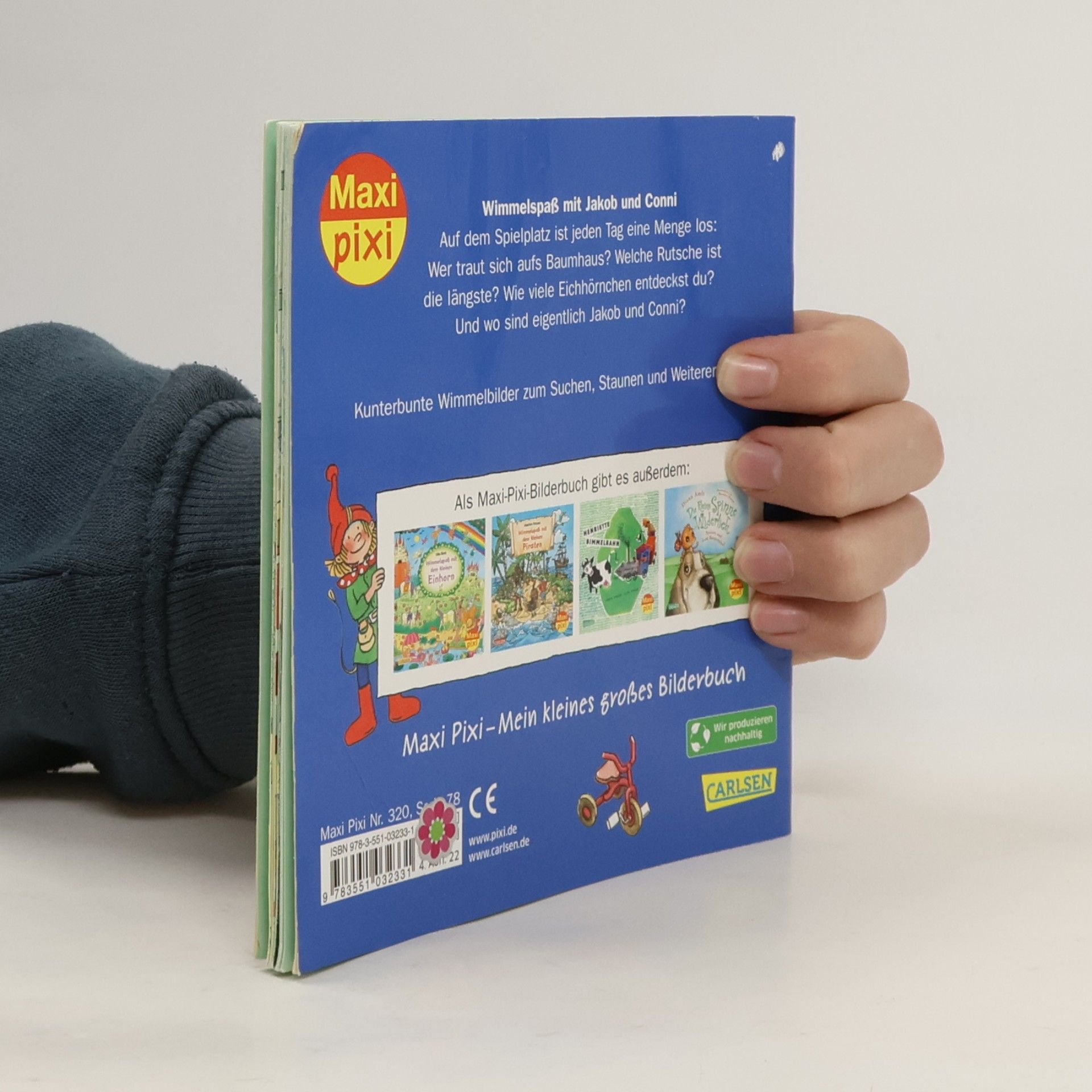 Julia Hofmann Maxi Pixi 320: Wimmelspaß mit Jakob und Conni: Auf dem Spielplatz