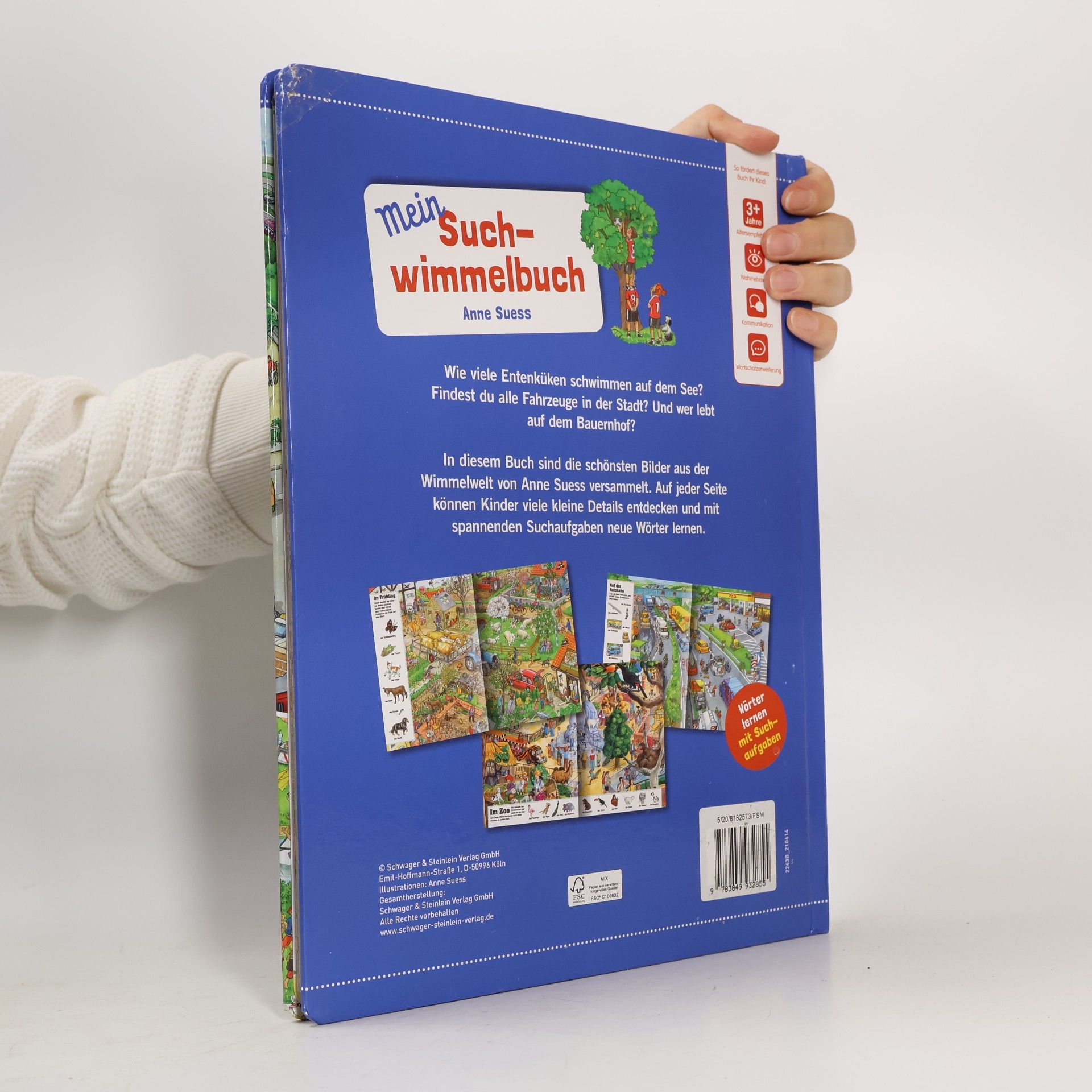 Anne Suess Mein Suchwimmelbuch. Wörter lernen mit Suchaufgaben