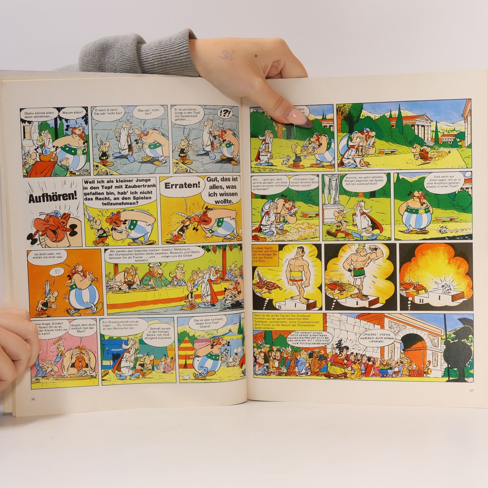 Albert Uderzo Asterix bei den Olympischen Spielen