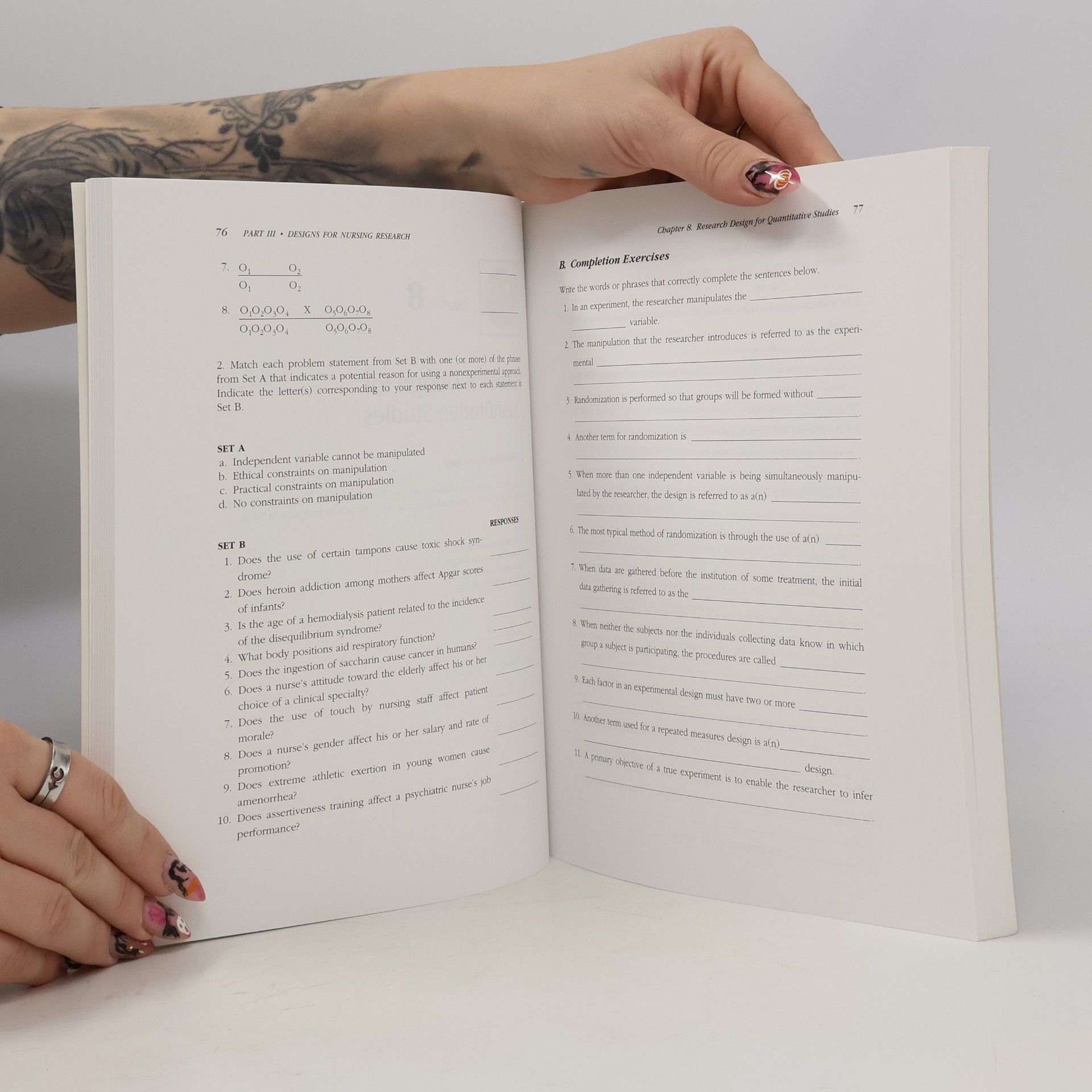 Denise F. Polit-O'Hara Study Guide to Accompany Nursing Research