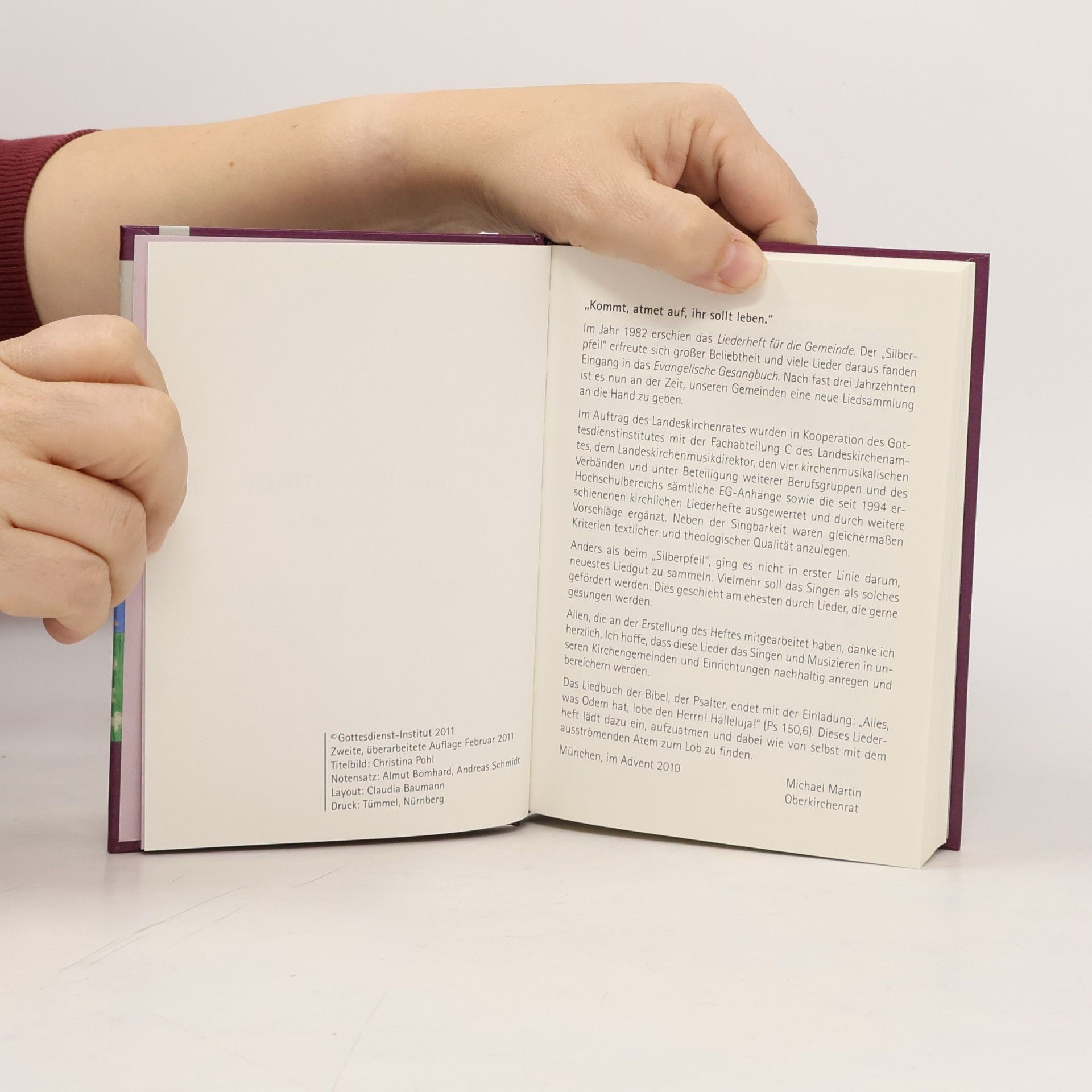 Various authors Kommt, atmet auf. Liederheft für die Gemeinde