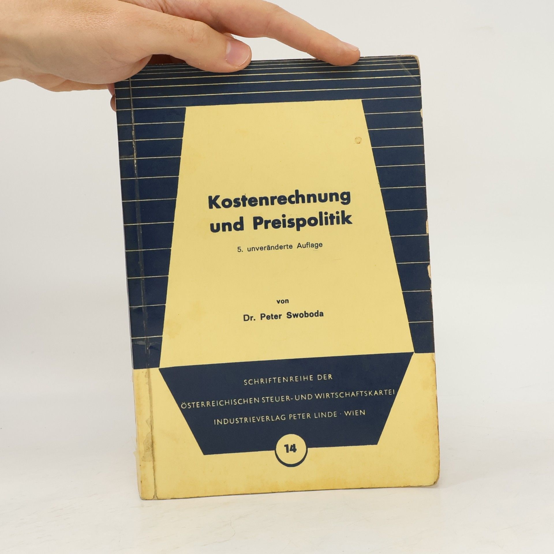 Peter Swoboda Kostenrechnung und Preispolitik