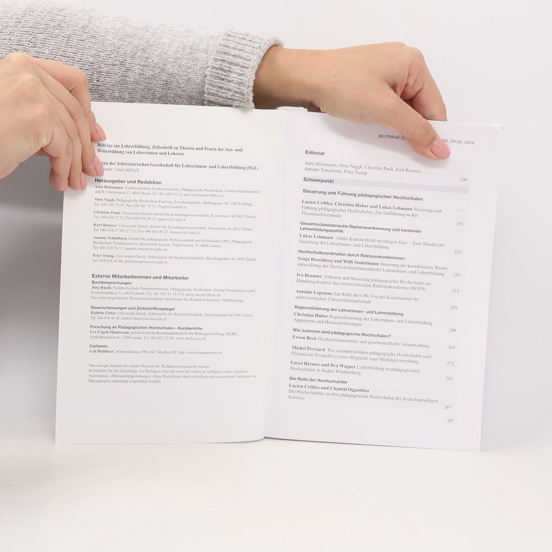 Ueli Halbheer Beiträge zur Lehrerbildung