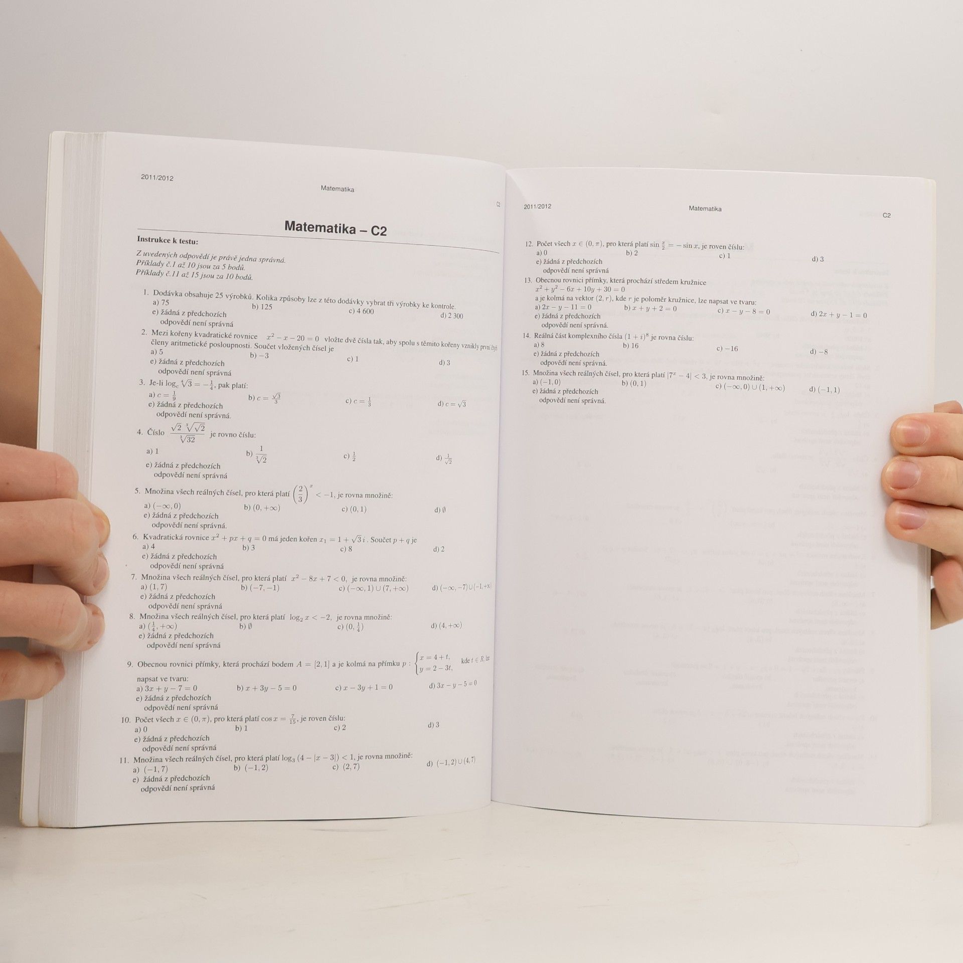 Jindřich Klůfa Matematika k přijímacím zkouškám na VŠE