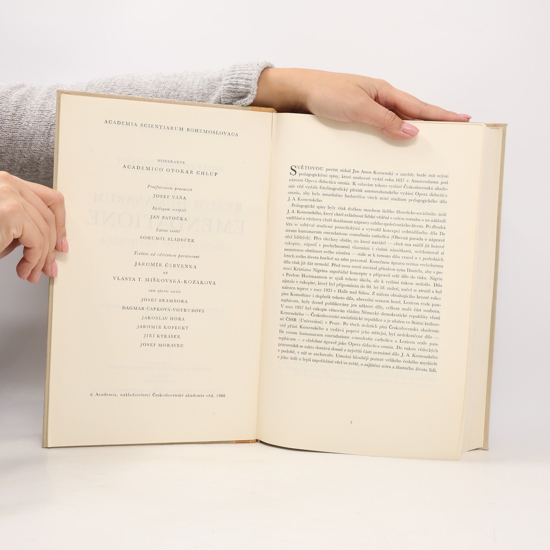 Johann Amos Comenius De rerum humanarum emendatione consultatio catholica