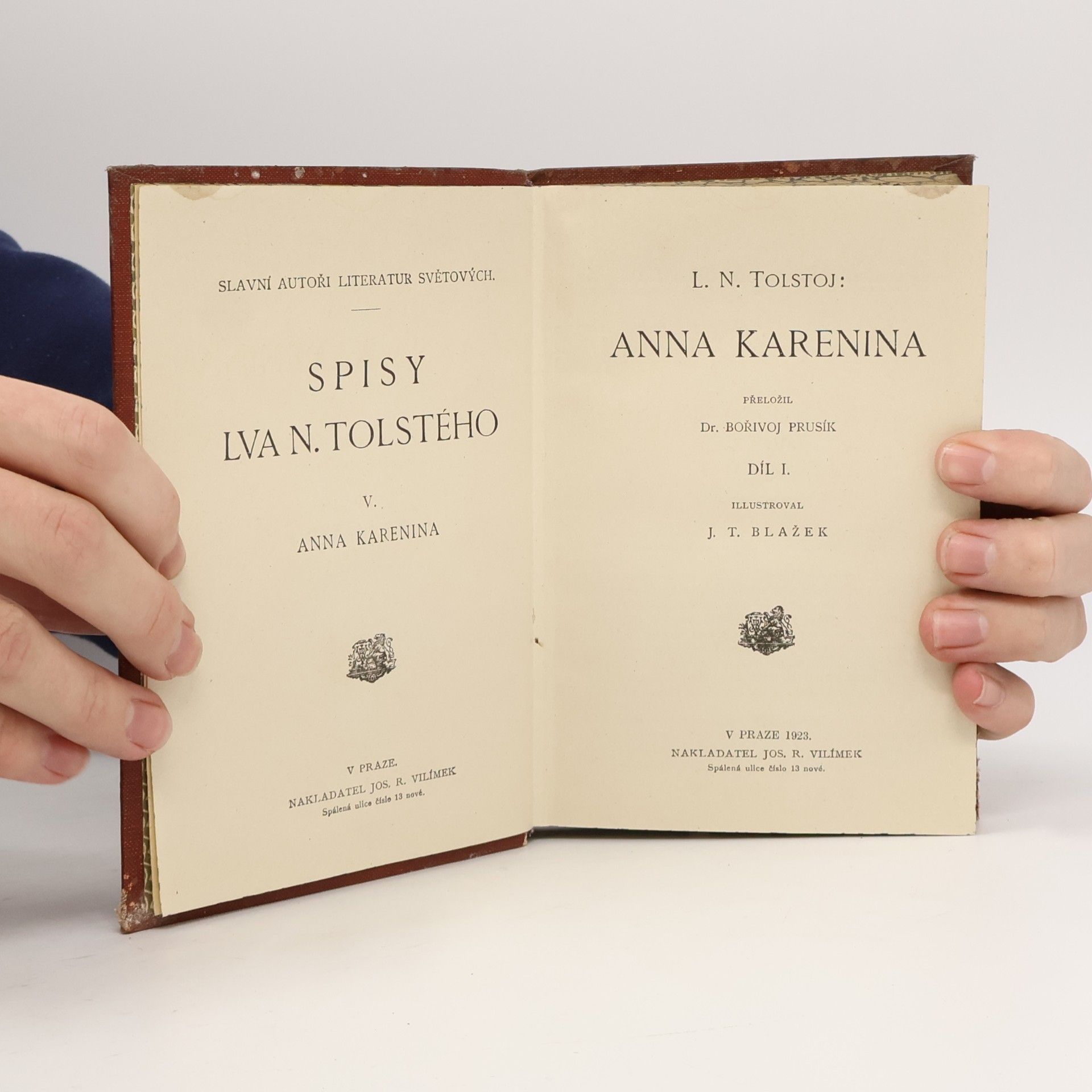 Lev Nikolajevič Tolstoj Anna Karenina, díl I