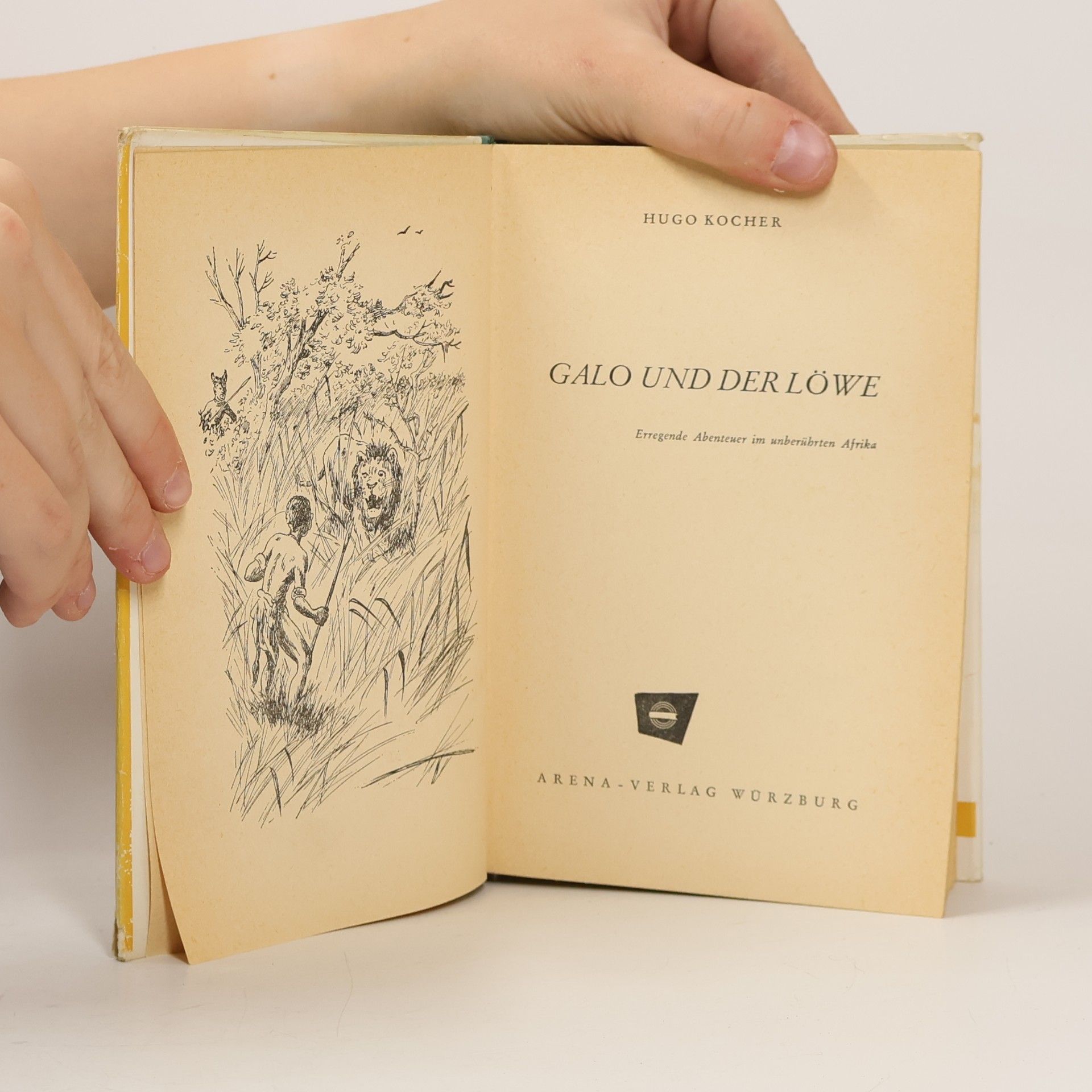 Hugo Kocher Galo und der Löwe