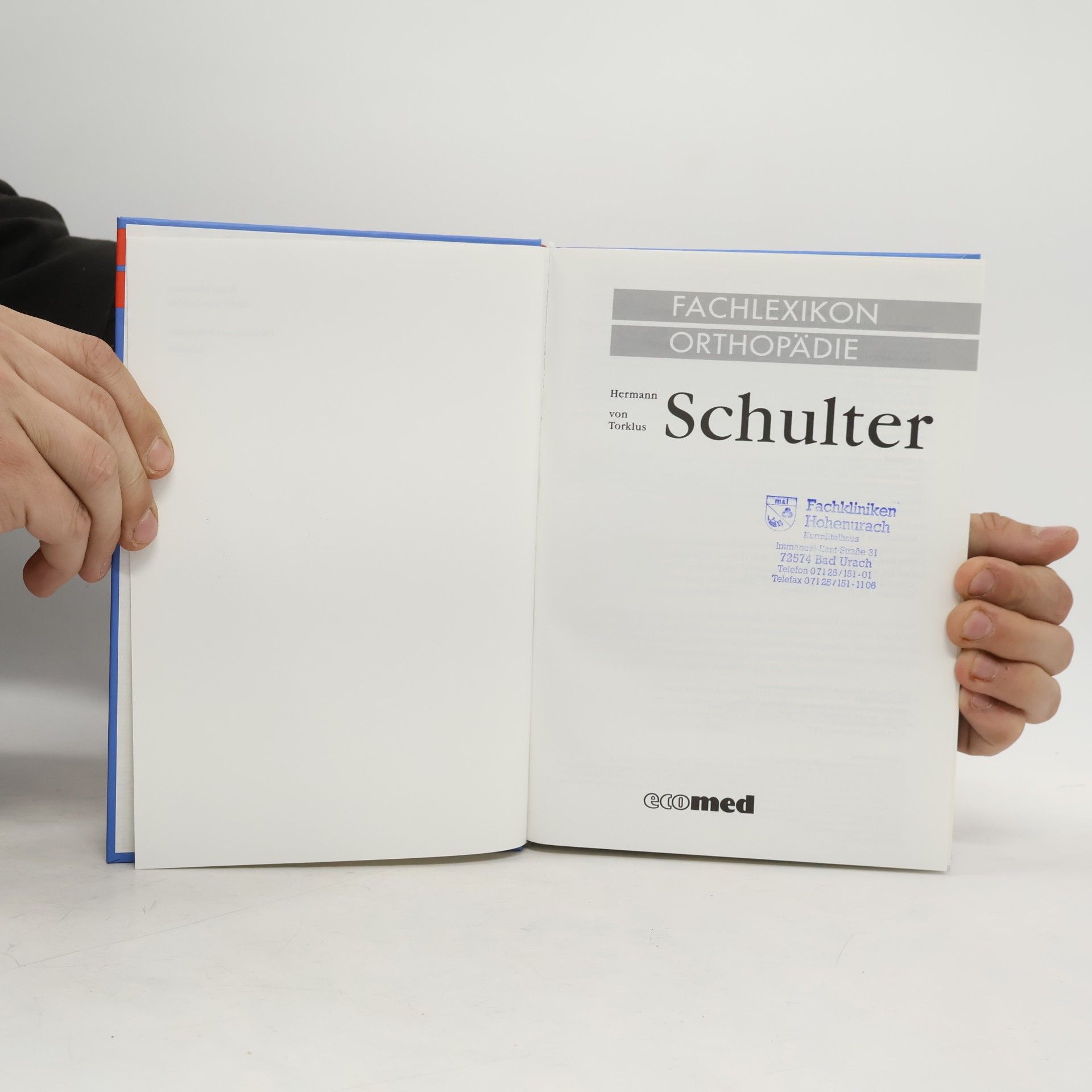 Birgit Hermann Fachlexikon Orthopädie: Schulter-Lexikon