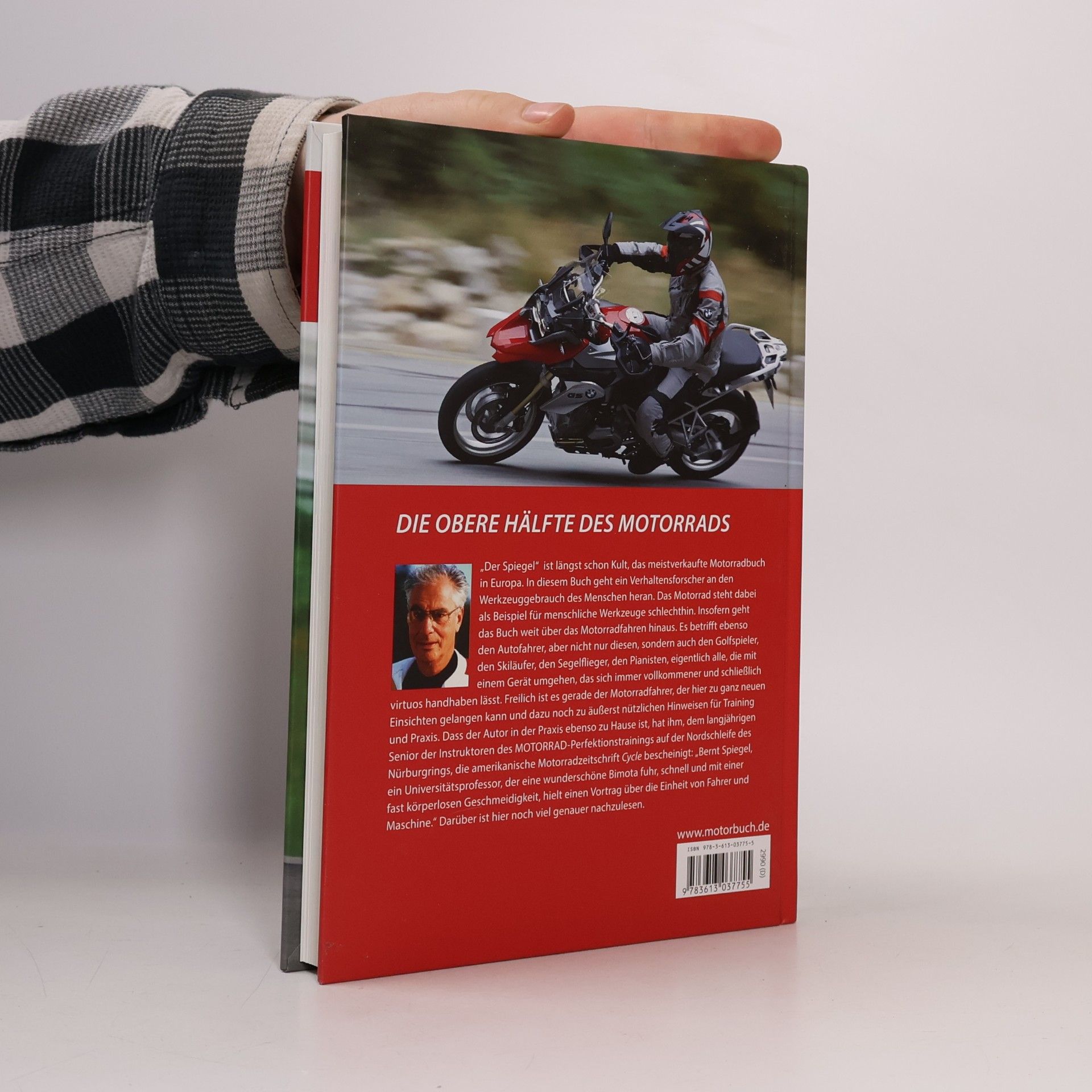 Bernt Spiegel Die obere Hälfte des Motorrads