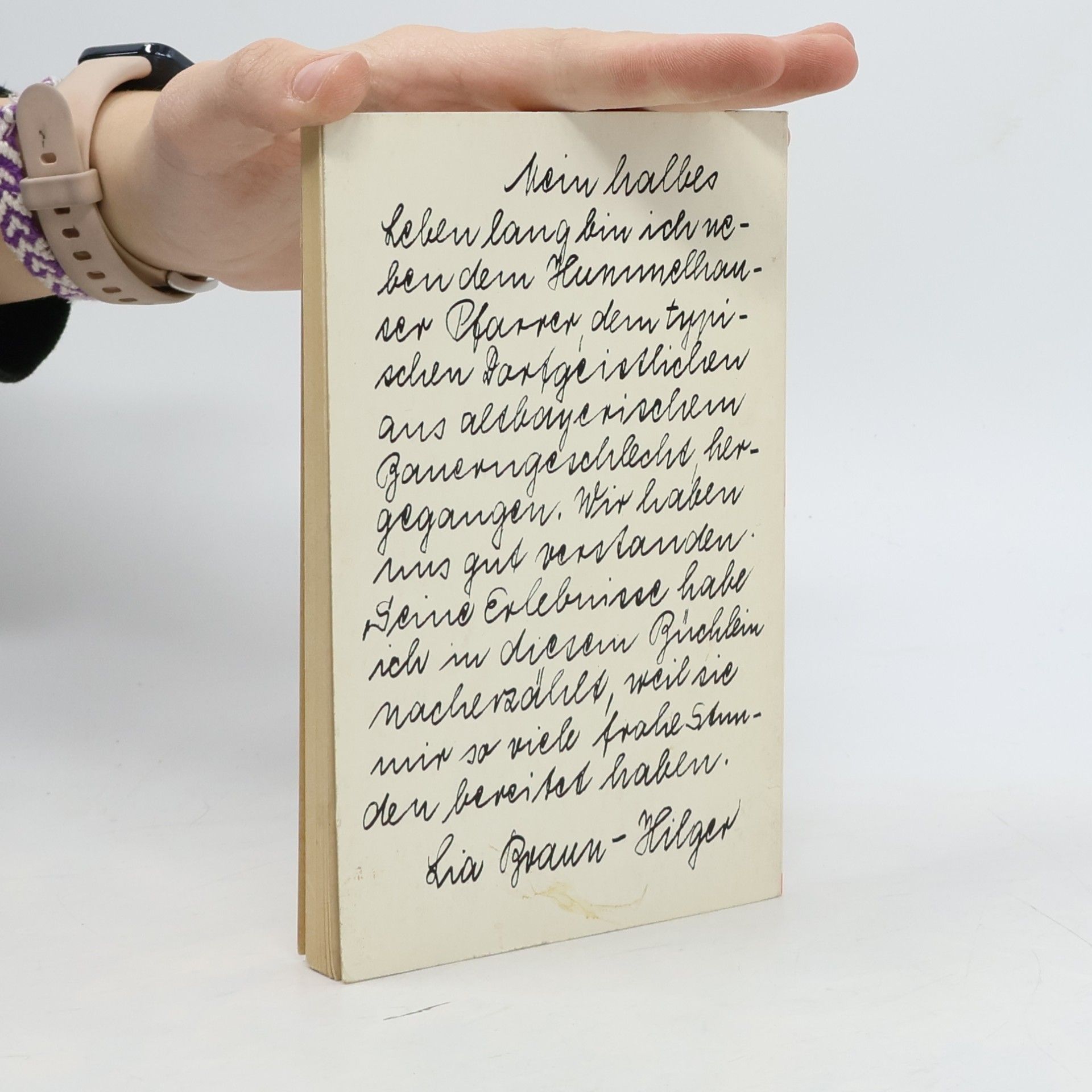 Lia Braun-Hilger Ja, unser Pfarrer!