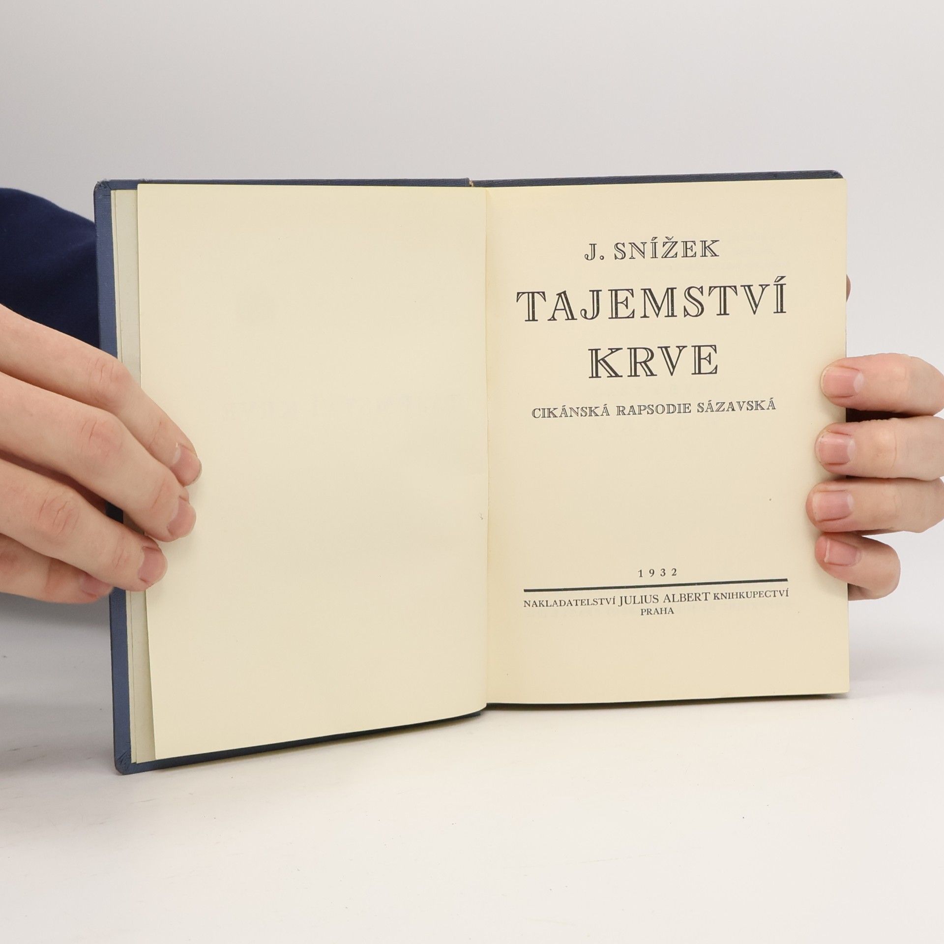 Snížek J. Tajemství krve