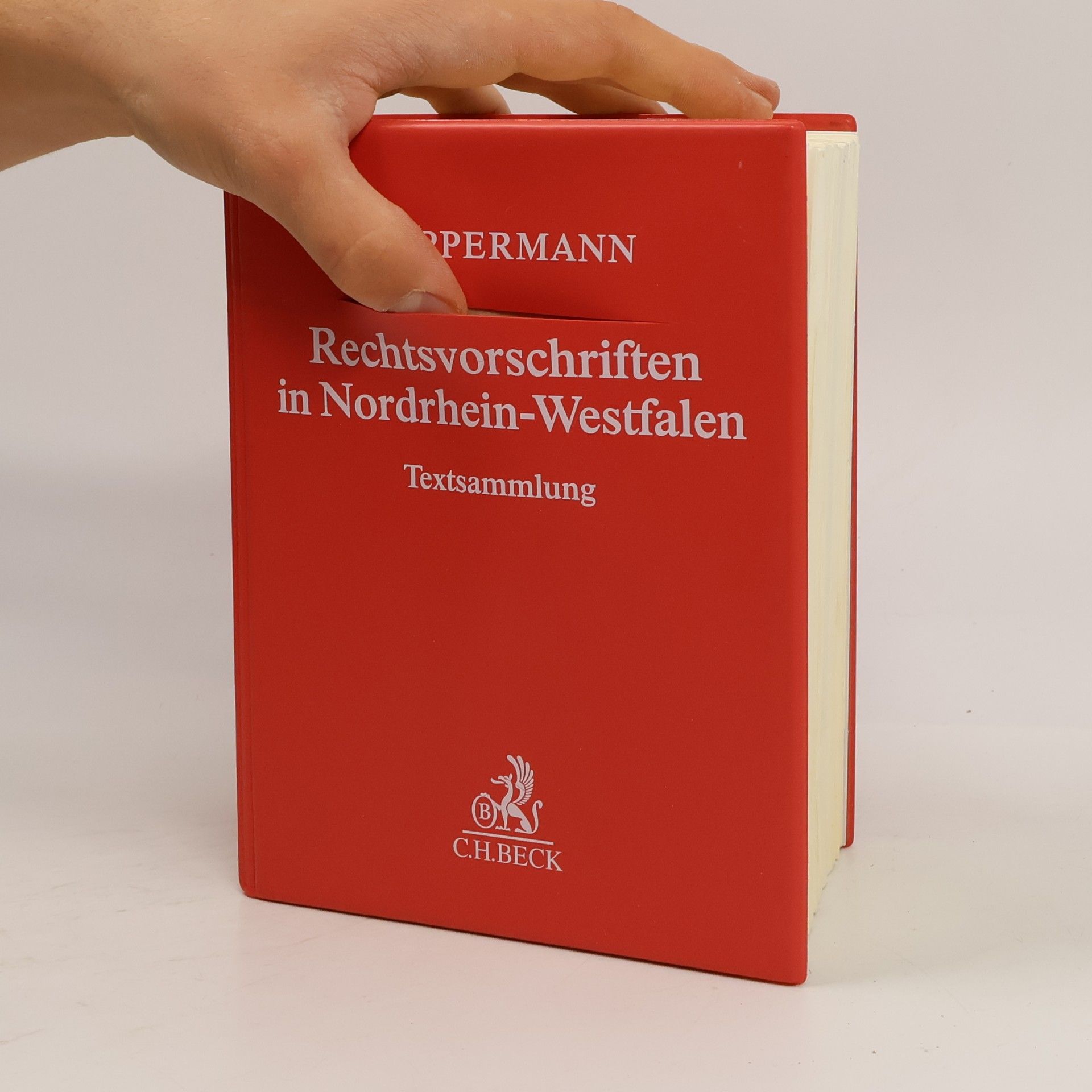 Ernst Pappermann Rechtsvorschriften in Nordrhein-Westfalen