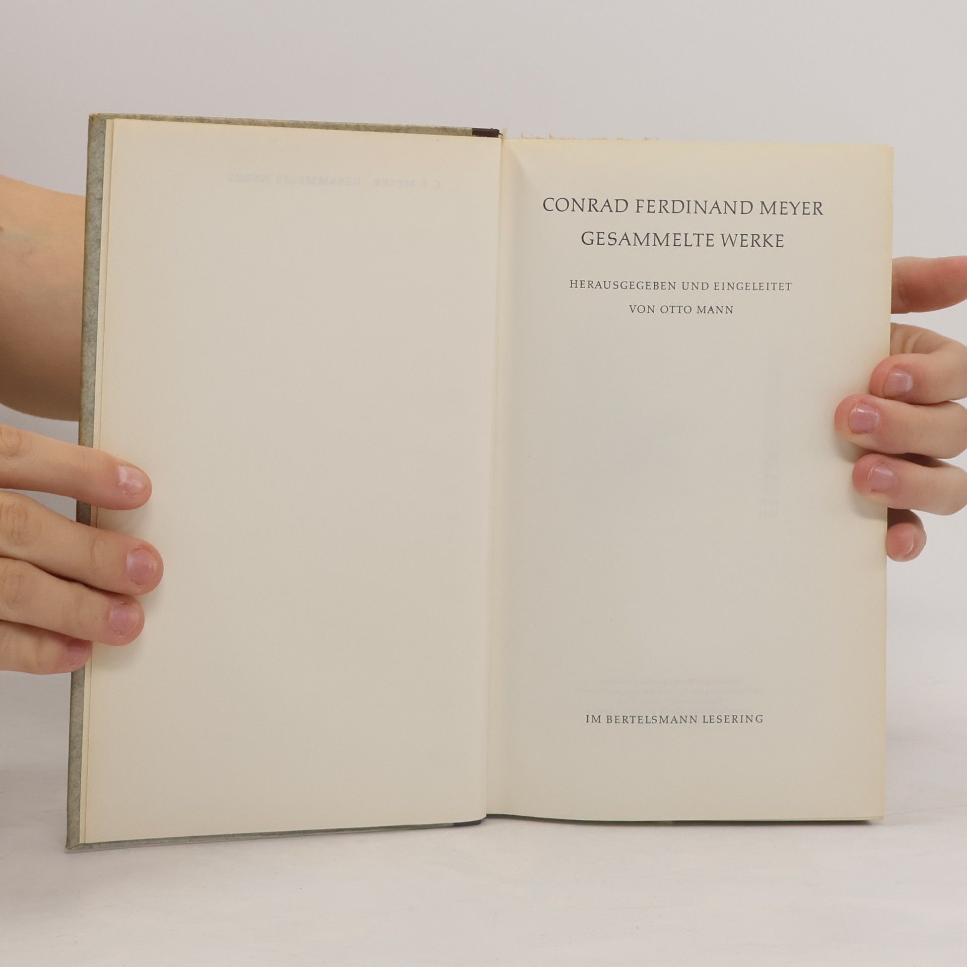 Conrad Ferdinand Meyer Gesammelte Werke