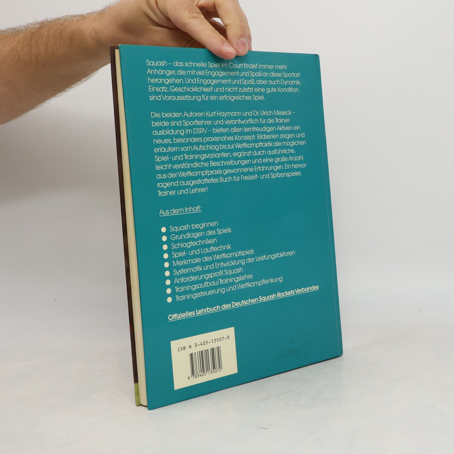 Kurt Haymann Lehrbuch Squash
