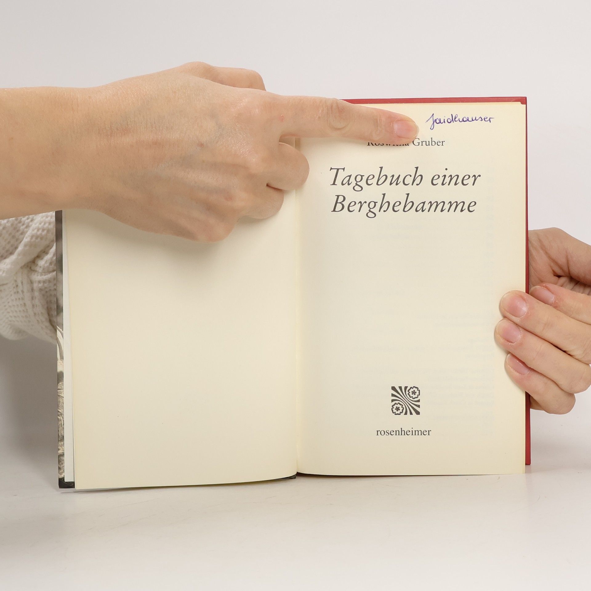 Roswitha Gruber Tagebuch einer Berghebamme