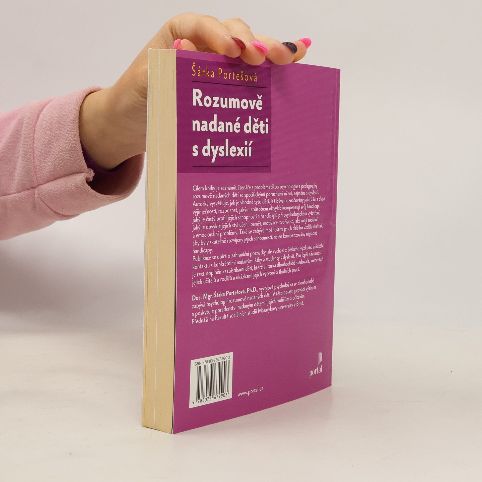 Šárka Portešová Rozumově nadané děti s dyslexií