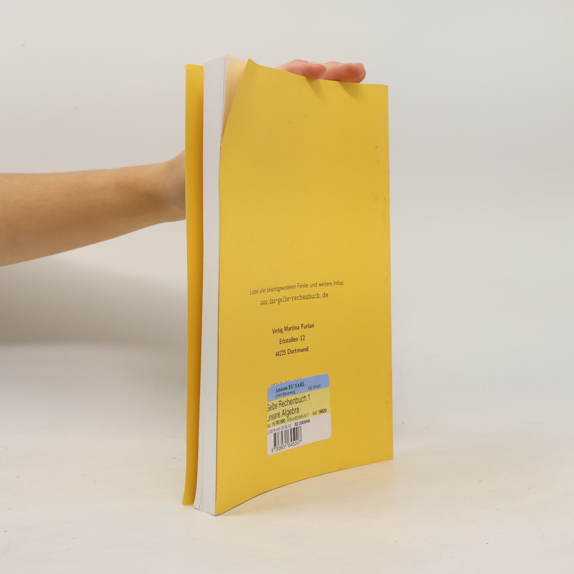 Das gelbe Rechenbuch für Ingenieure, Naturwissenschaftler und Mathematiker