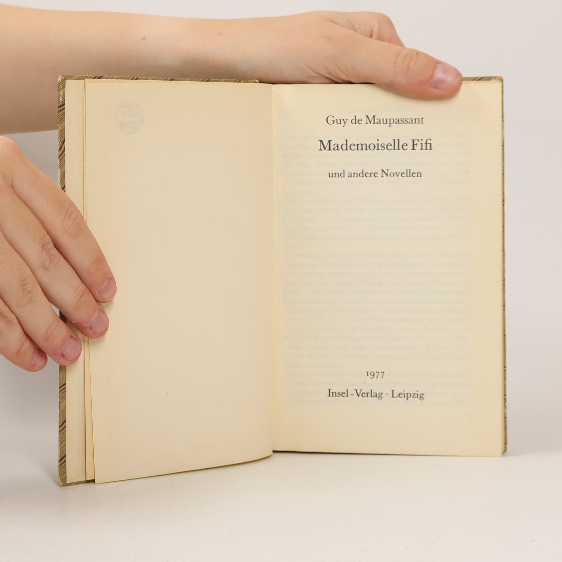 Guy de Maupassant Mademoiselle Fifi und andere Novellen