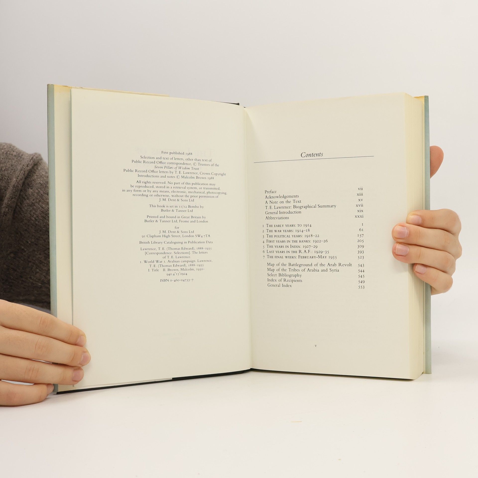 Thomas Edward Lawrence The Letters of T.E. Lawrence