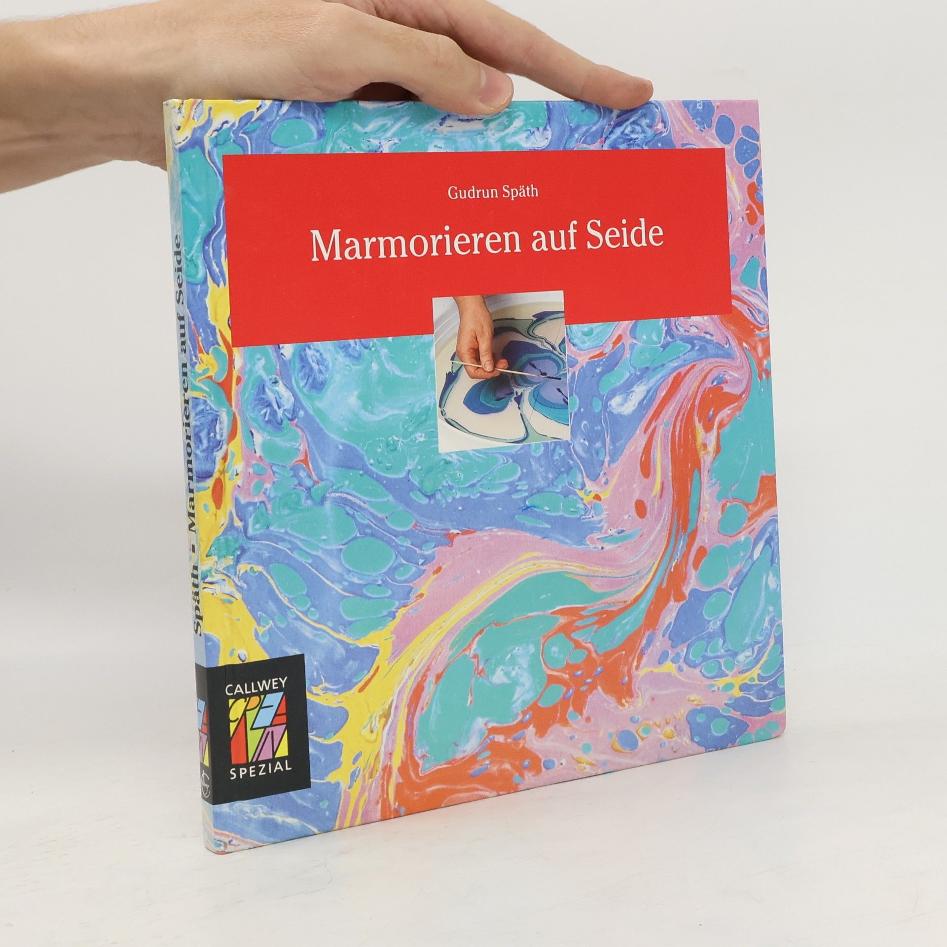 Marmorieren auf Seide