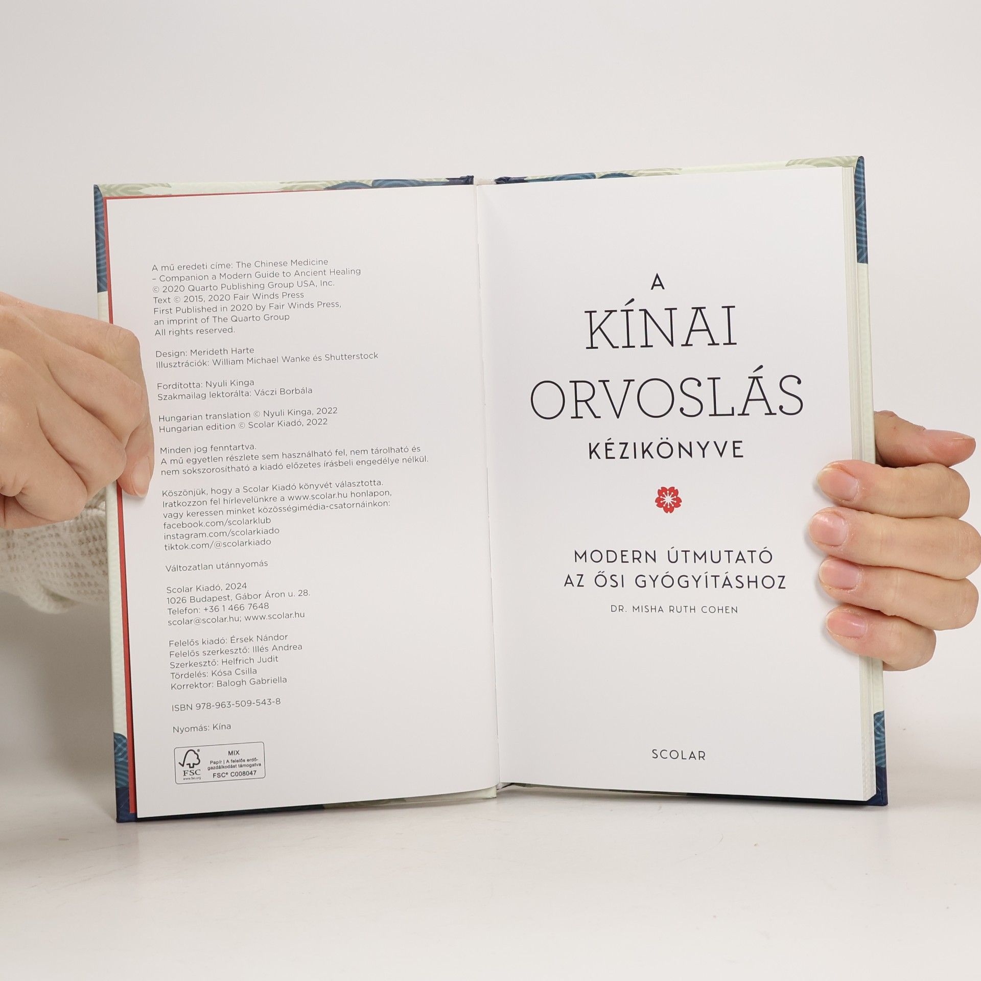 Misha Ruth Cohen A kínai orvoslás kézikönyve