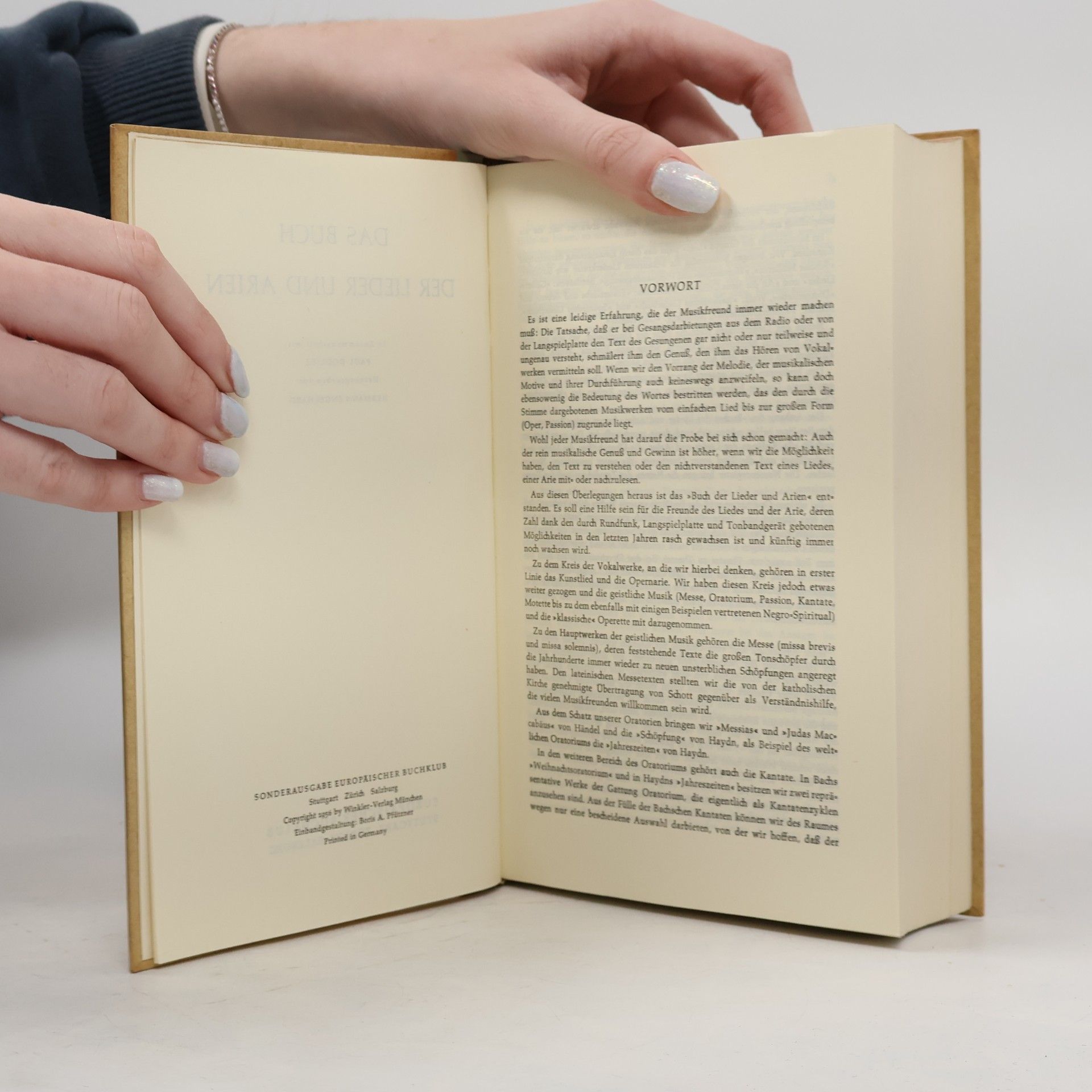Souliez Das Buch der Lieder und Arien