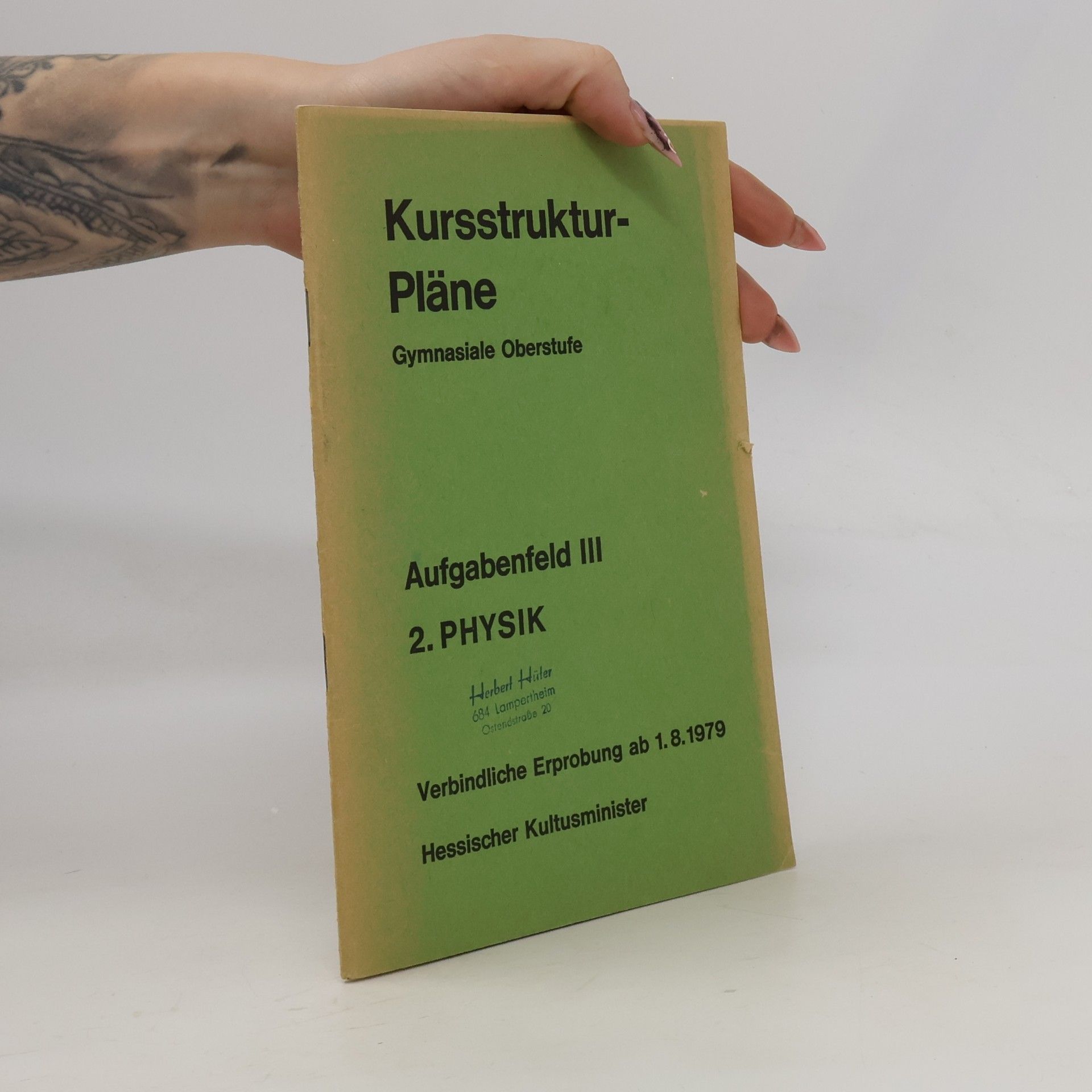 Autorenkollektiv Kursstruktur-Pläne