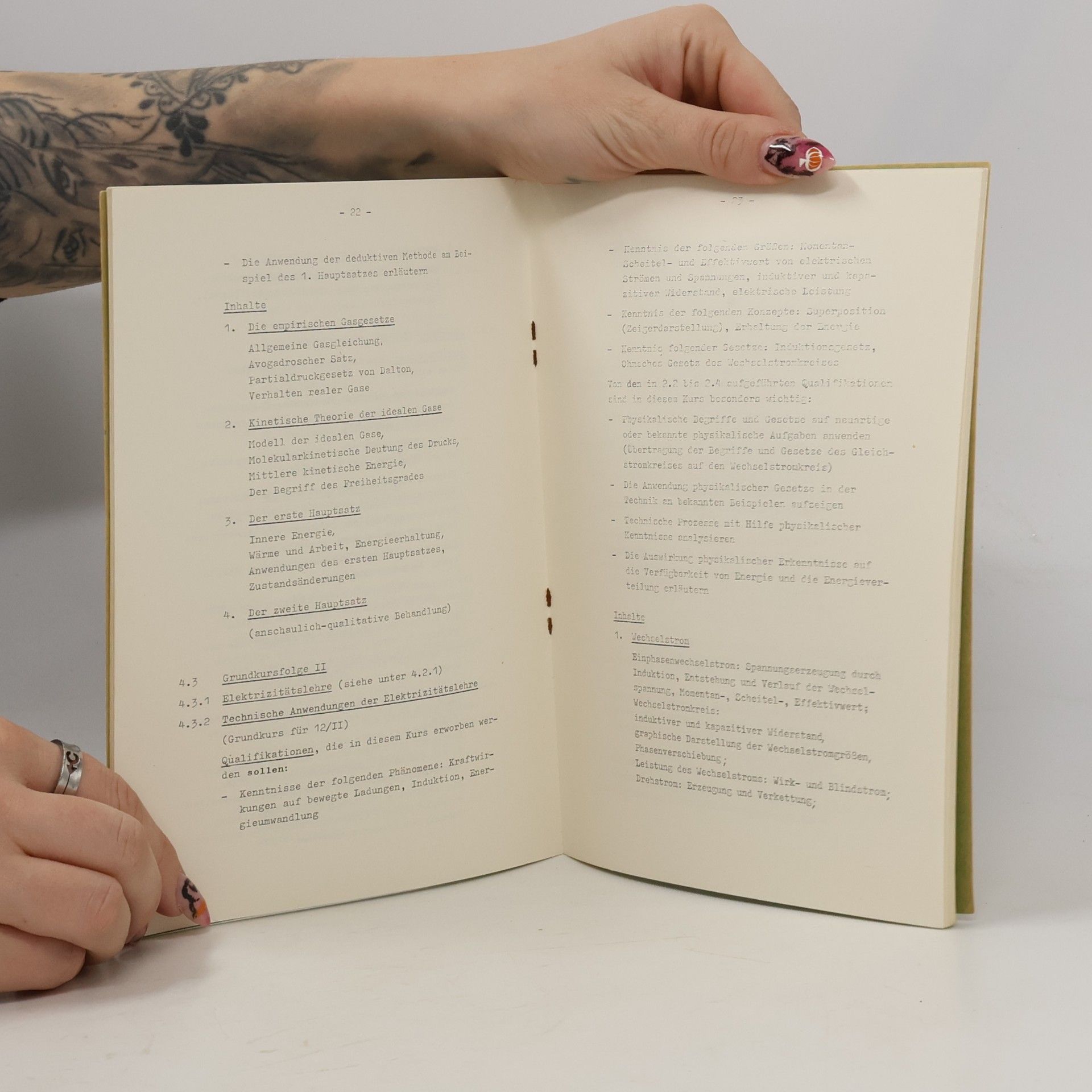 Autorenkollektiv Kursstruktur-Pläne