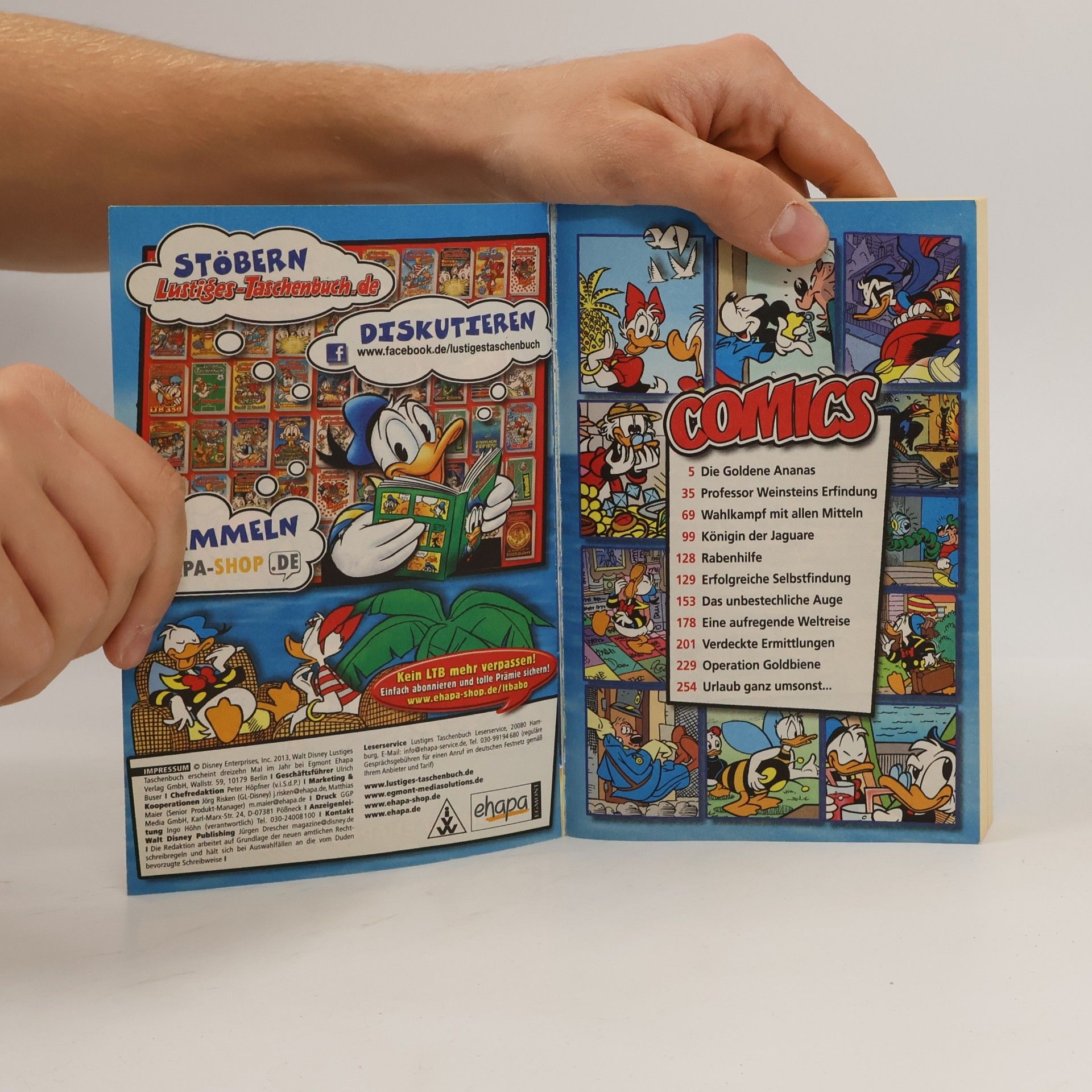 Walt Disney Lustiges Taschenbuch 443. Urlaub, wir kommen!