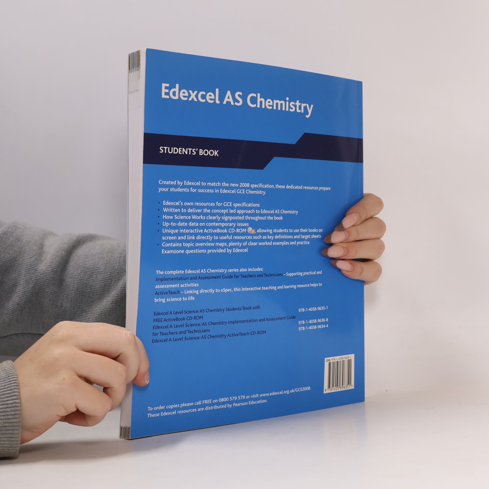 Ann Fullick Edexcel GCE Chemistry: Edexcel A Level Science