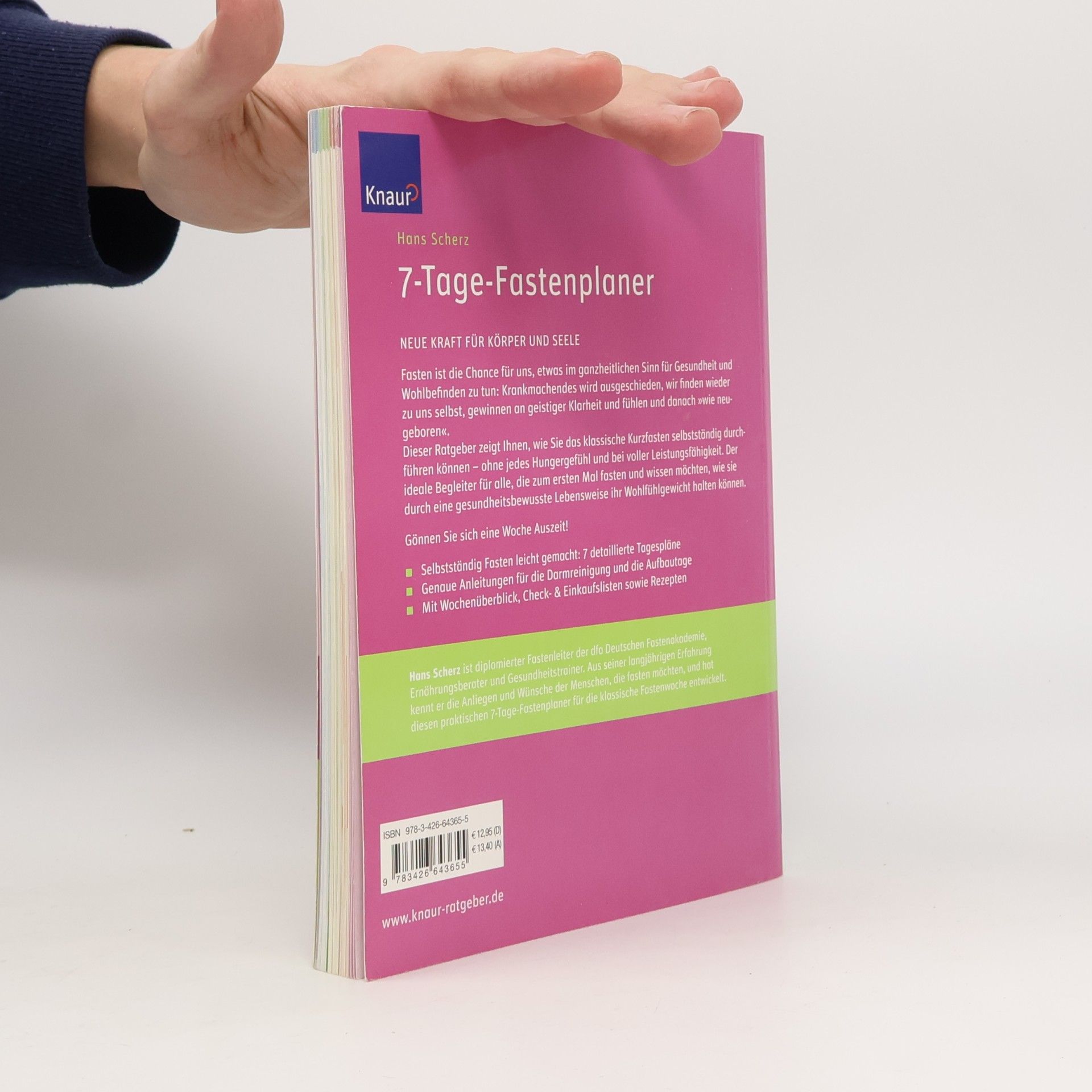 Hans Scherz 7-Tage-Fastenplaner