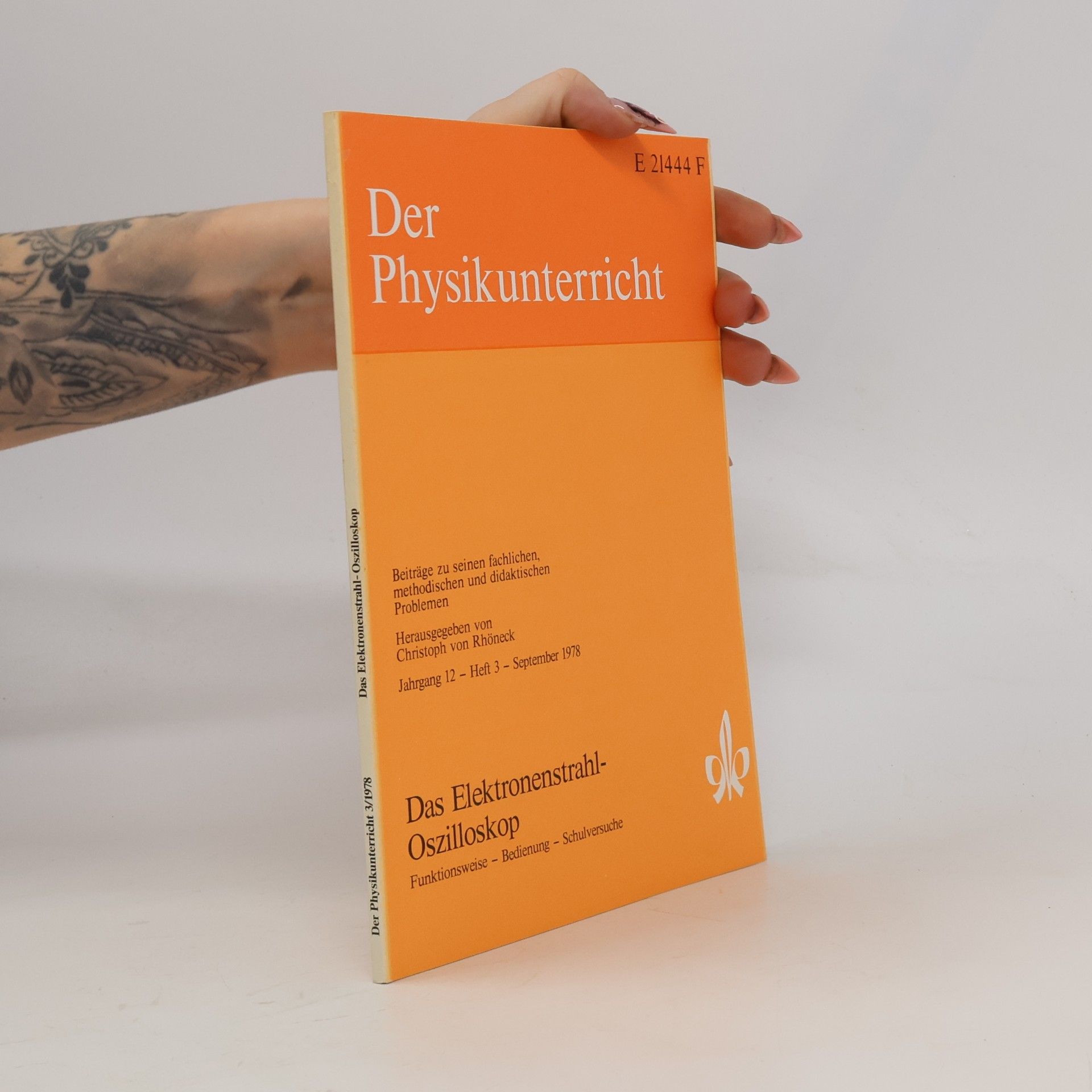 Christoph von Rhöneck Das Elektronenstrahl-Oszilloskop