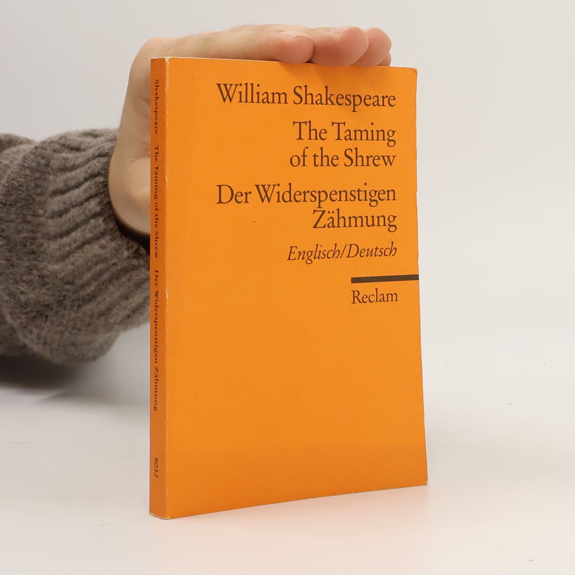 William Shakespeare The Taming of the Shrew. Der Widerspenstigen Zähmung