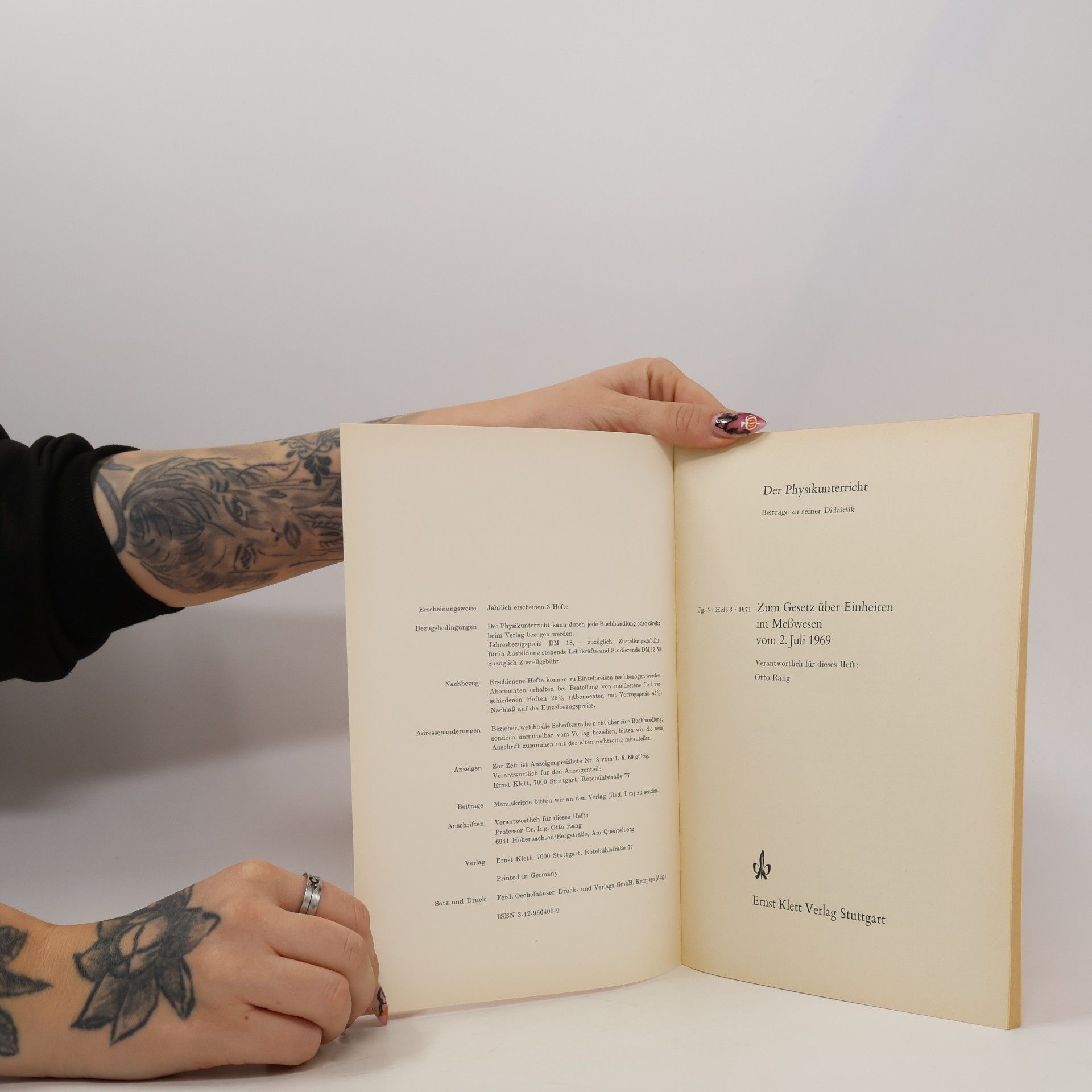 Autorenkollektiv Der Physikunterricht 3/1971