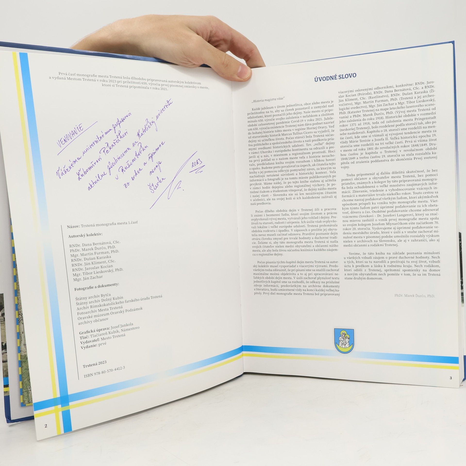 Dana Bernátová Trstená monografia mesta 1. časť