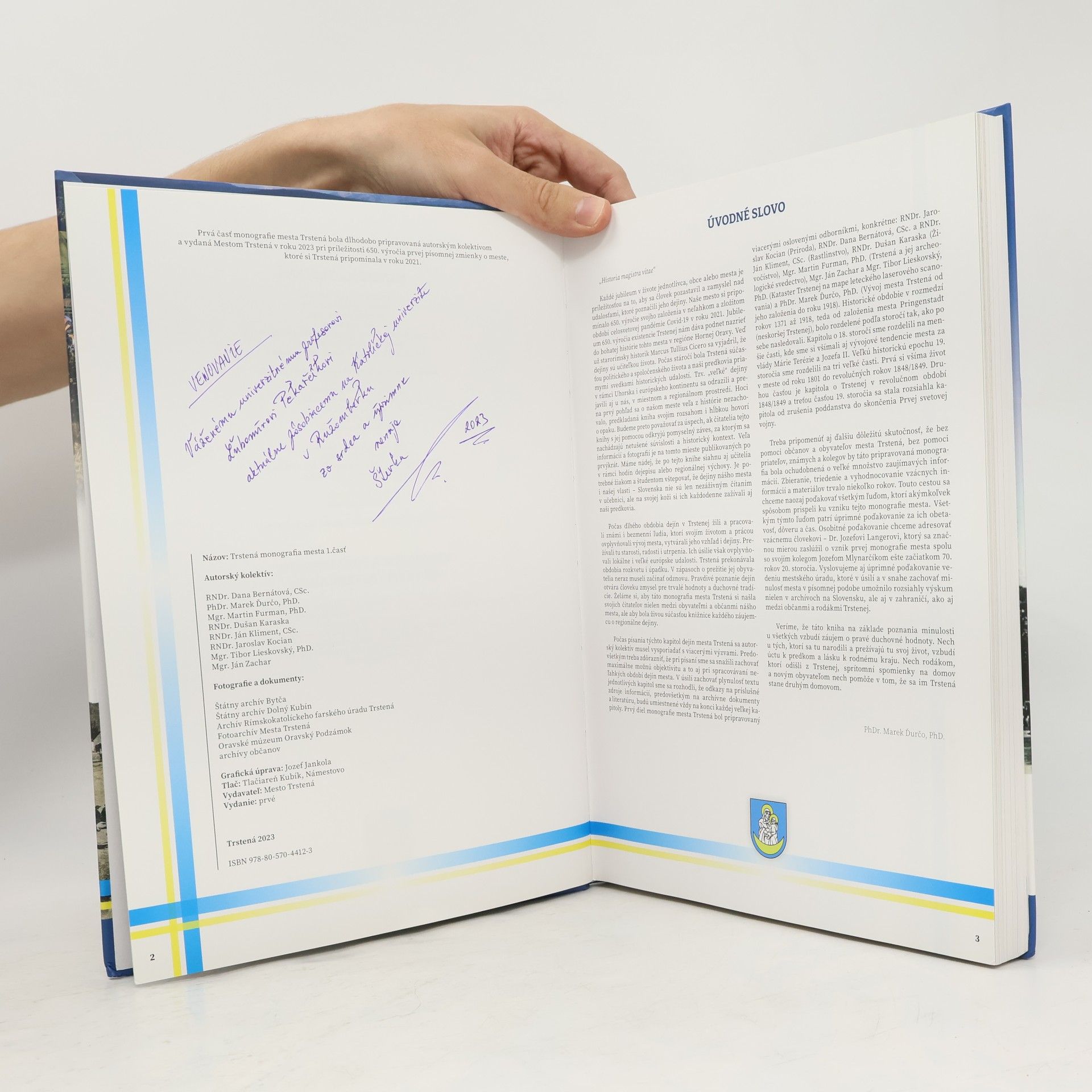 Dana Bernátová Trstená monografia mesta 1. časť