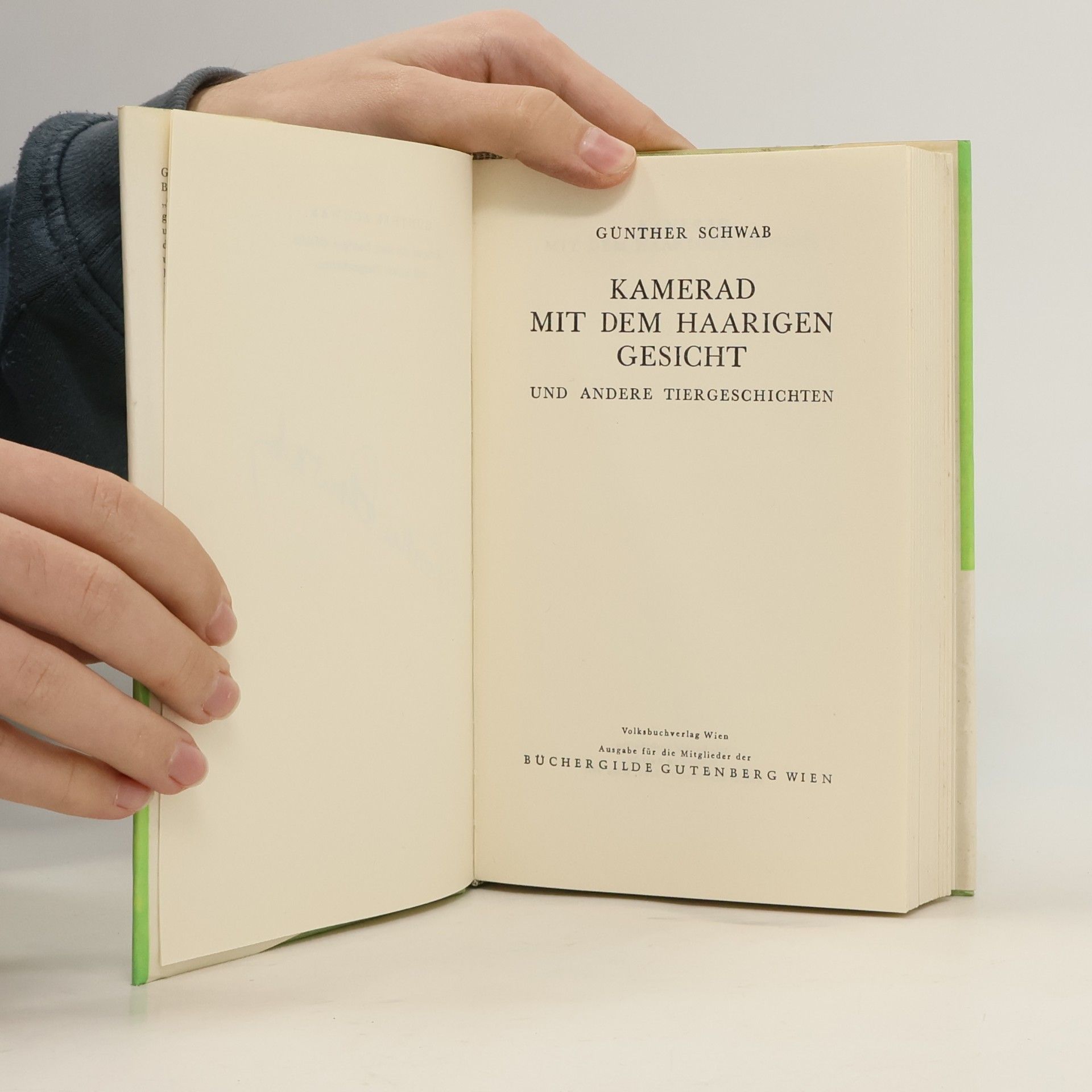 Günter Schwab Kamerad mit dem haarigen Gesicht