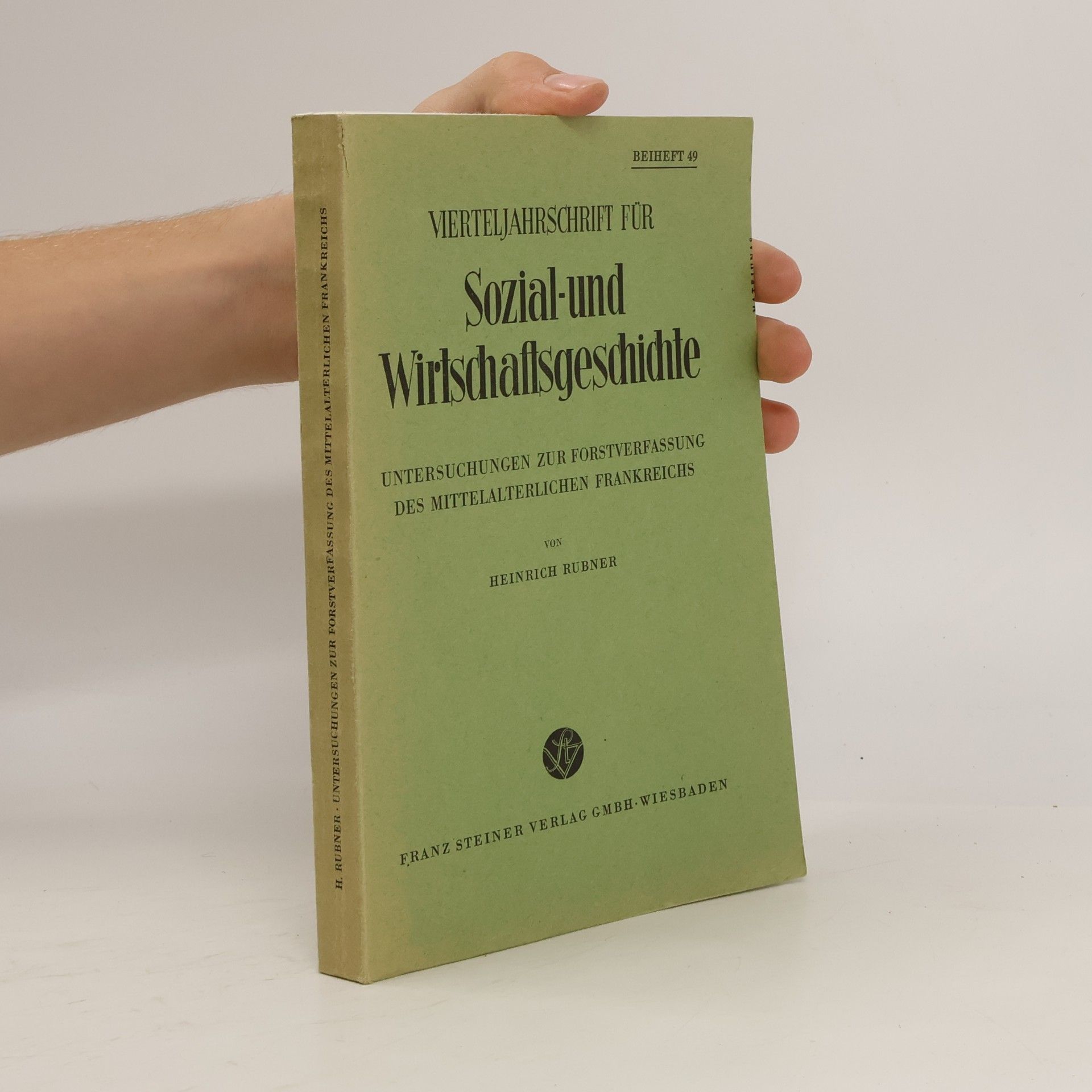 Vierteljahrschrift für Sozial-und Wirtschaftsgeschichte