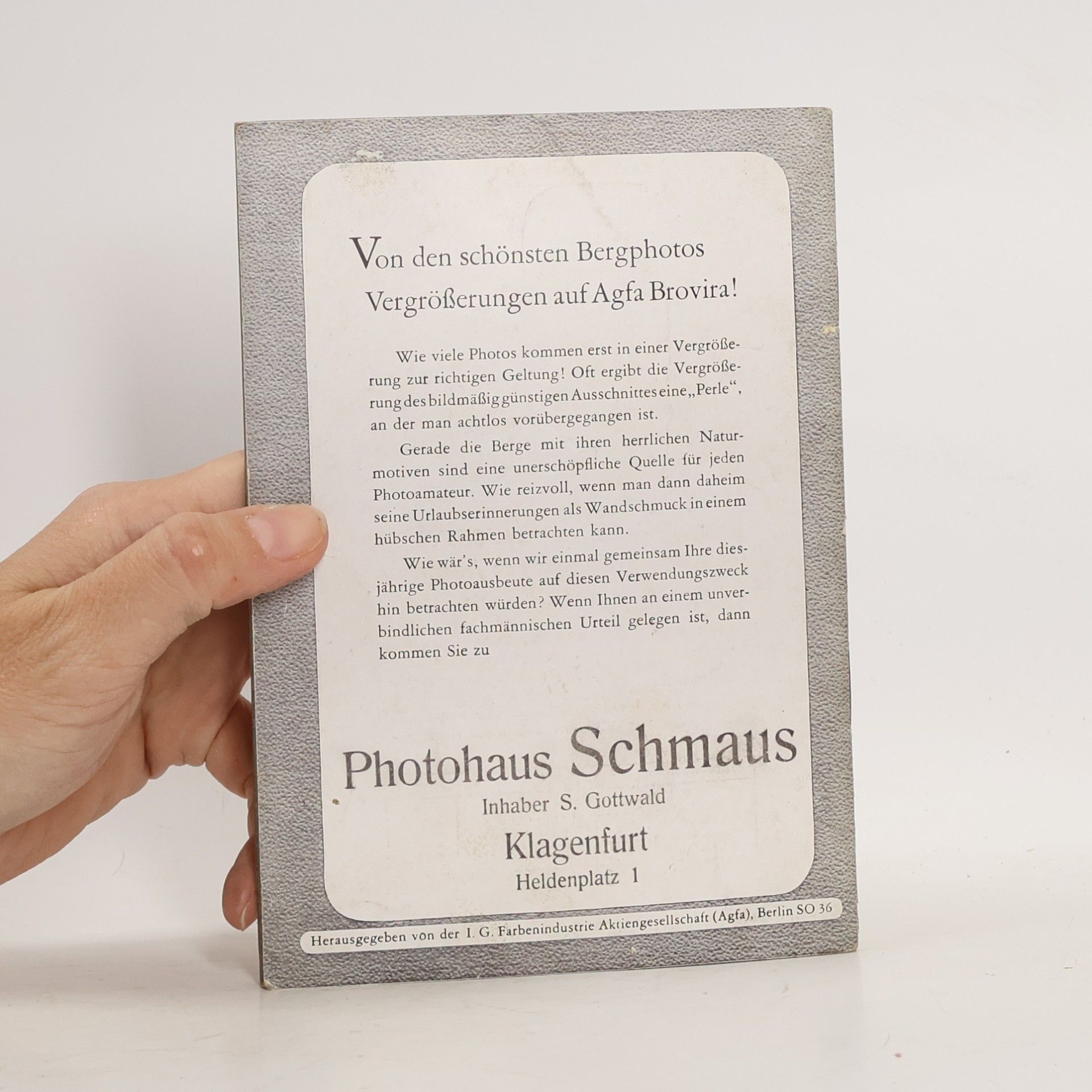 Ernst Baumann Wie macht man schöne Photos in den Bergen?