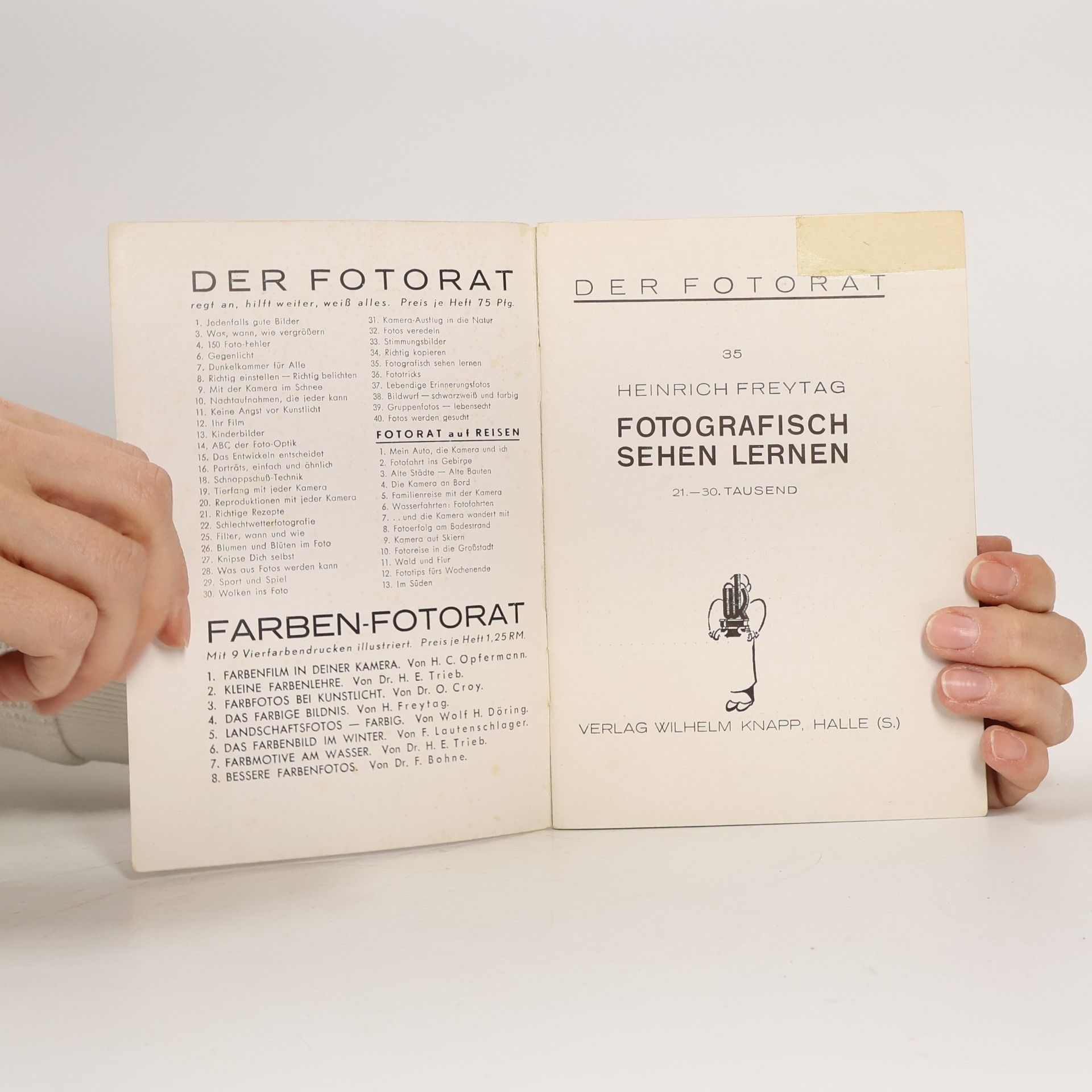 Heinrich Freytag Fotografisch sehen lernen