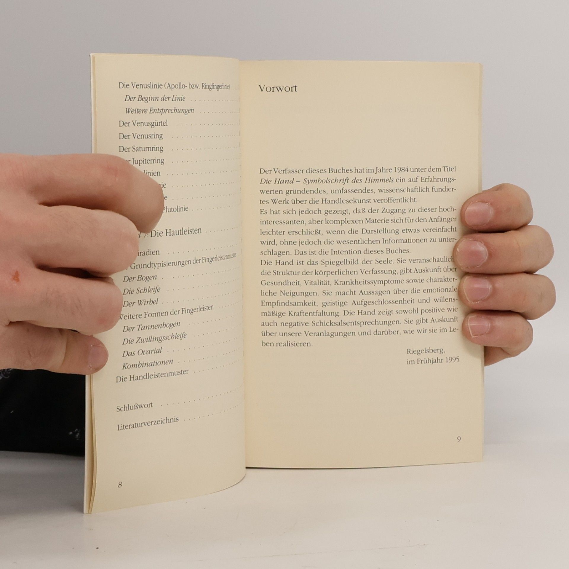 Helmut Gerhart Das 1 x 1 der Handlesekunst
