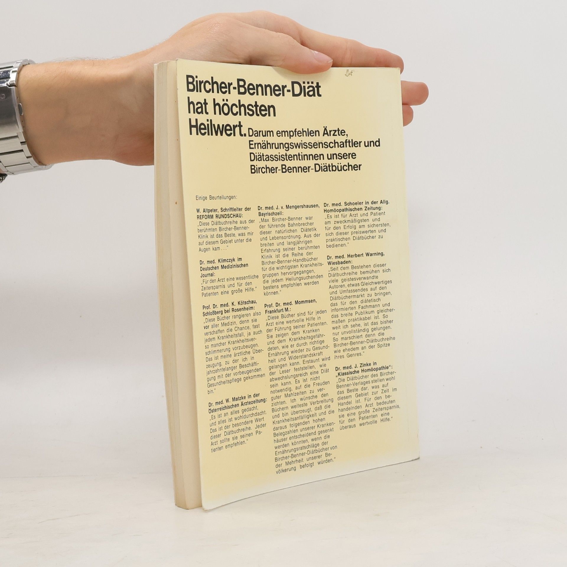 Autorenkollektiv Bircher-Benner-Handbuch für Hautkranke 10