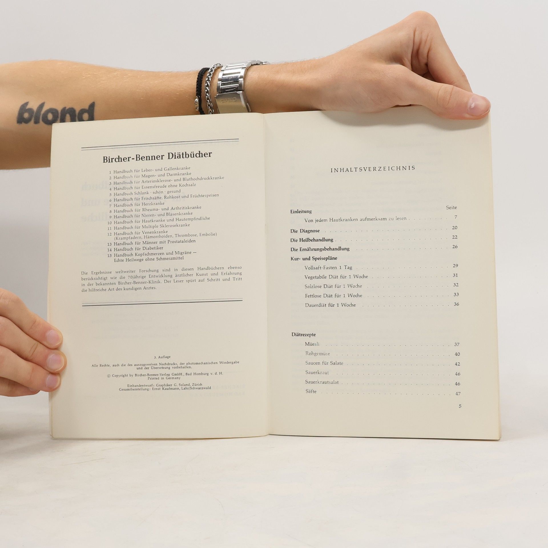 Autorenkollektiv Bircher-Benner-Handbuch für Hautkranke 10