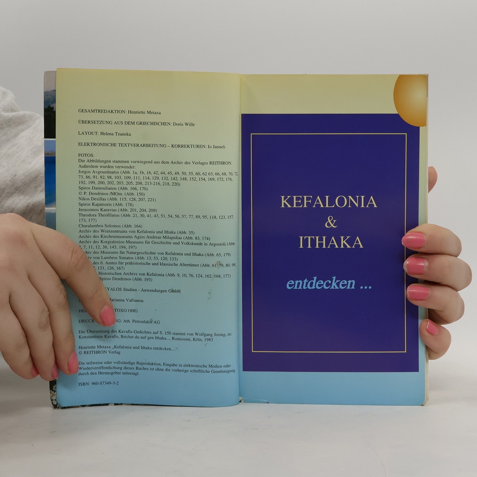 Henriette Metaxa Kefalonia & Ithaka entdecken